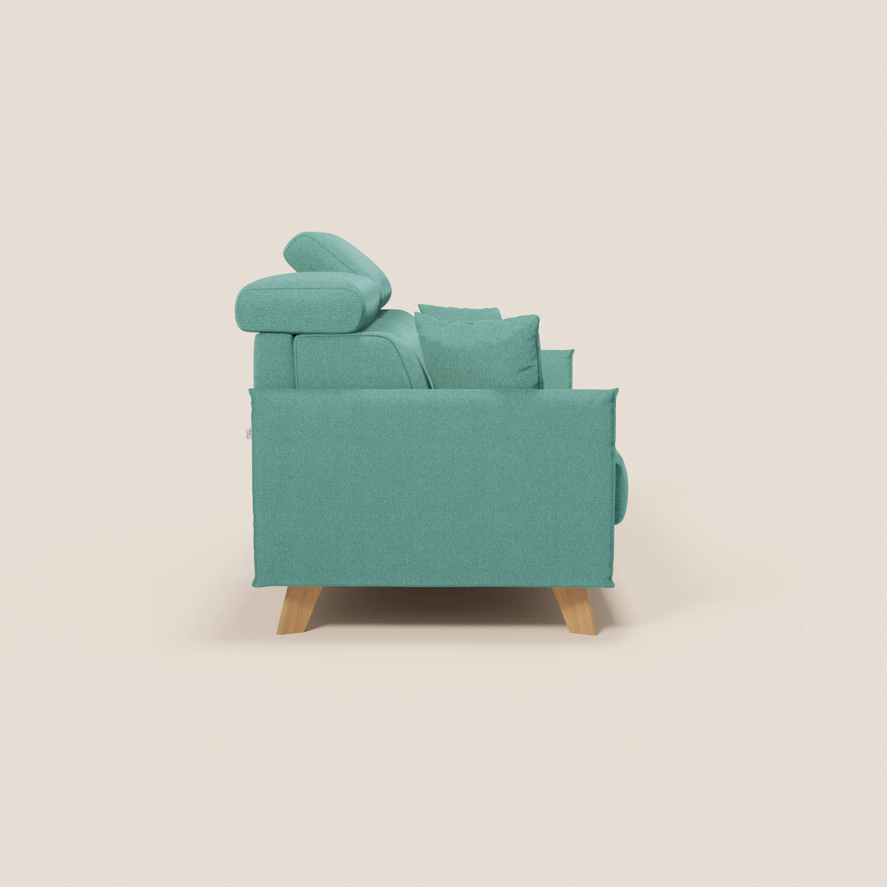 Sole Canapé convertible avec têtières réglables - design élégant 100% déhoussable en tissu détachable T23 - Image 38