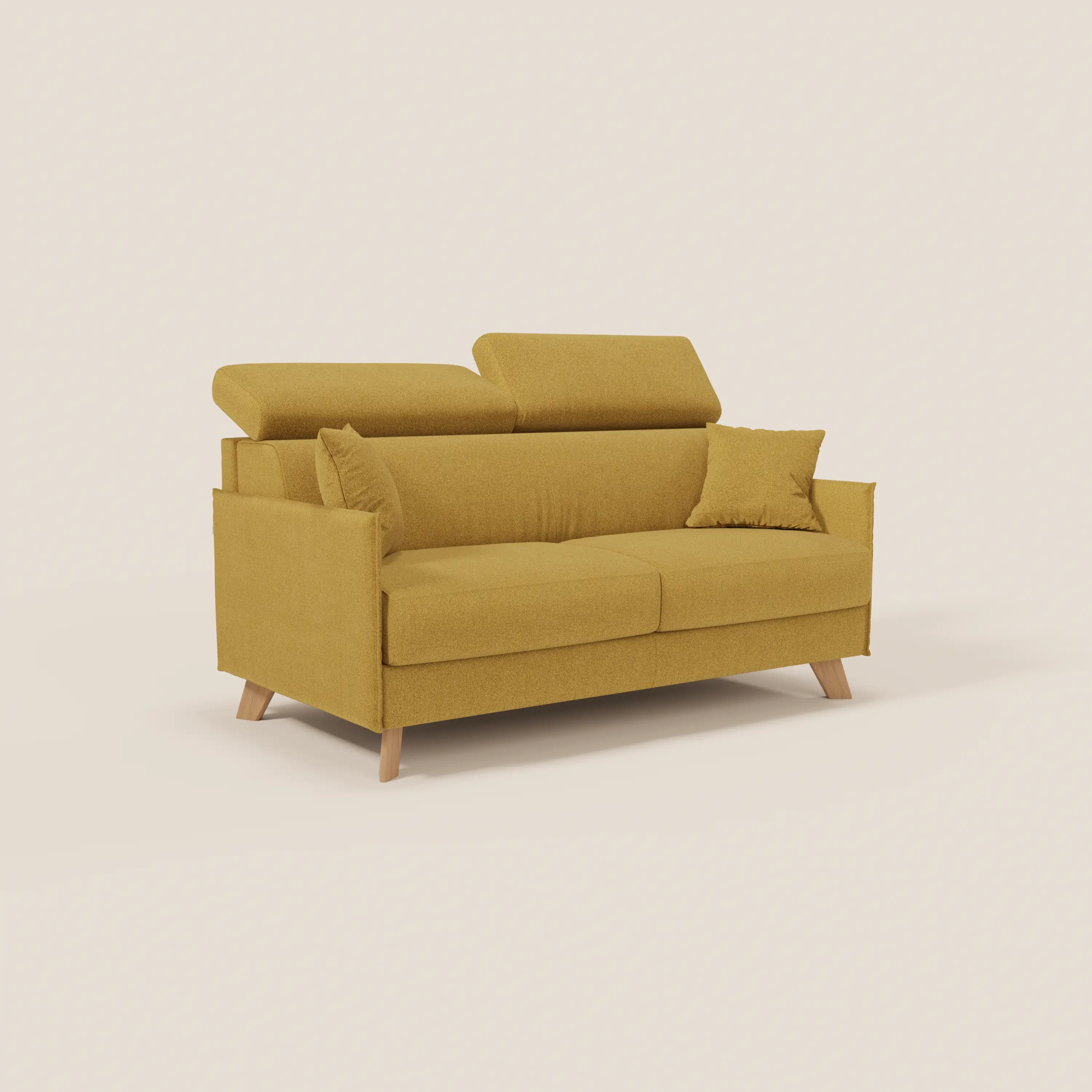 Sole Canapé convertible avec têtières réglables - design élégant 100% déhoussable en tissu détachable T23 - Image 44