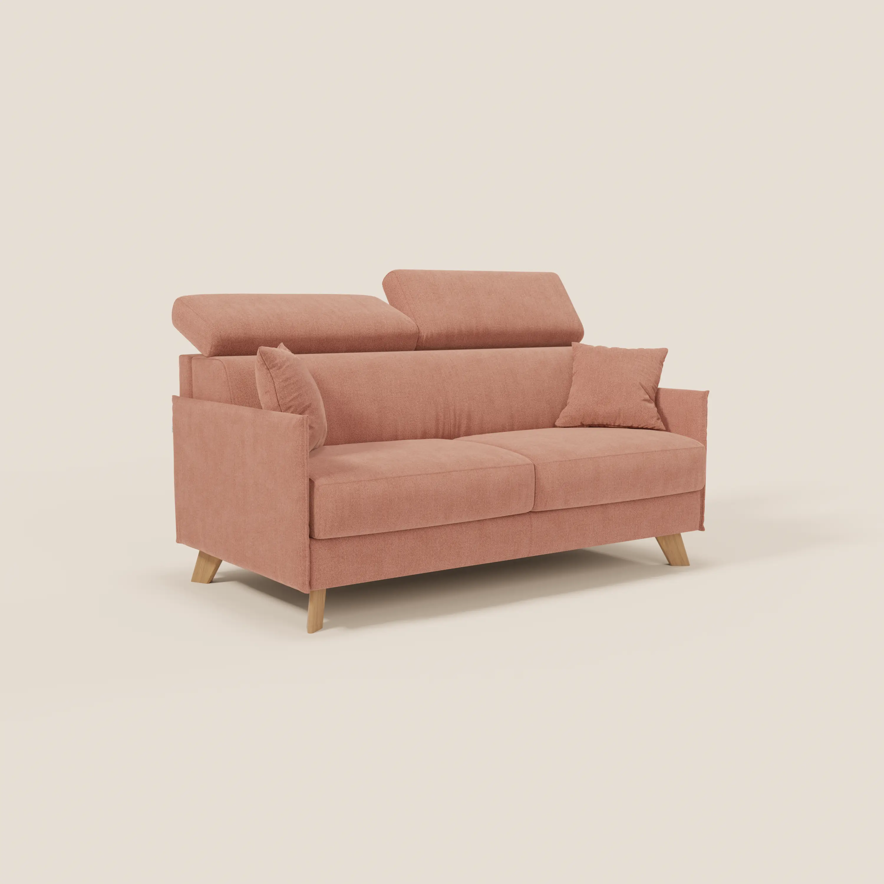 Sole Canapé convertible avec têtières réglables - design élégant 100% déhoussable en tissu détachable T23 - Image 5
