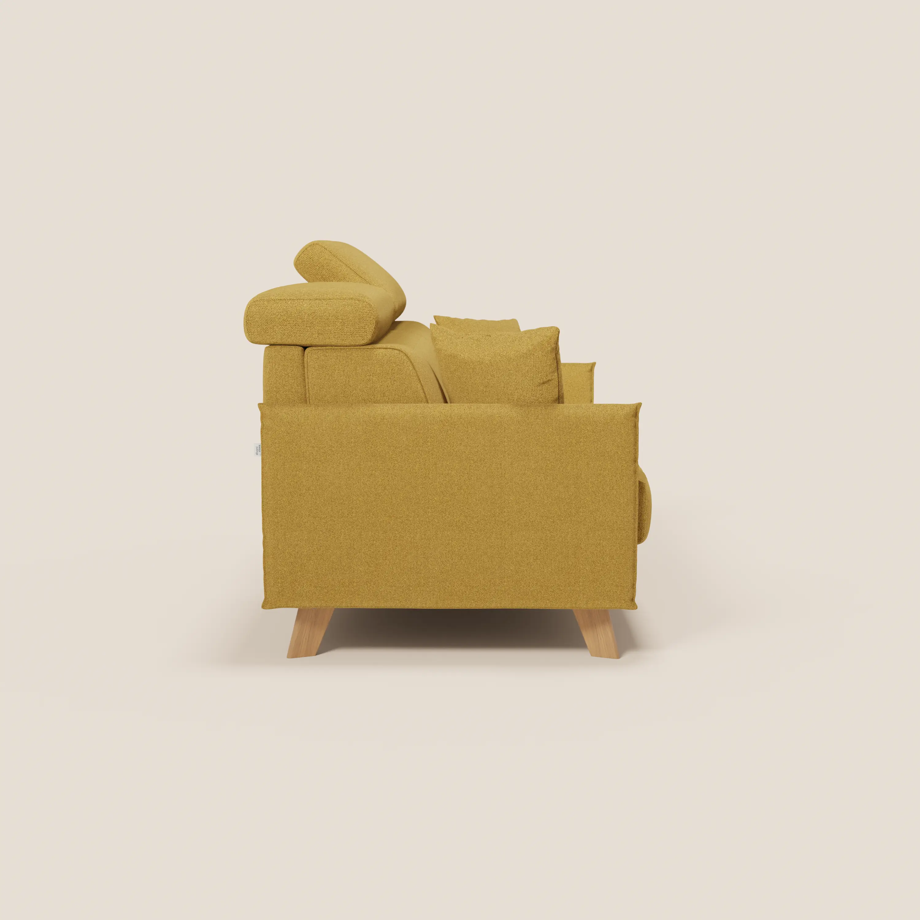 Sole Canapé convertible avec têtières réglables - design élégant 100% déhoussable en tissu détachable T23 - Image 51