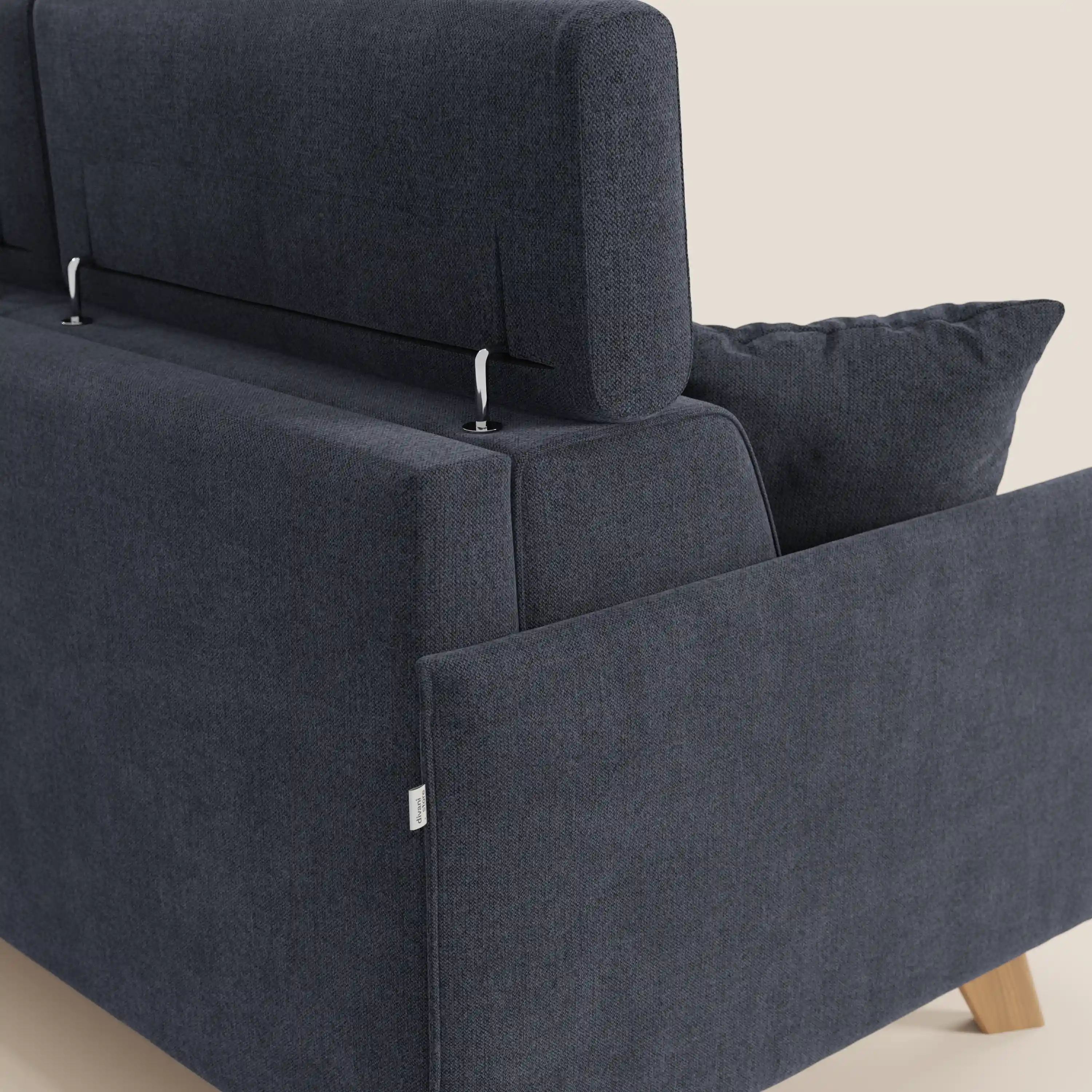 Sole Canapé convertible avec têtières réglables - design élégant 100% déhoussable en tissu détachable T23 - Image 75