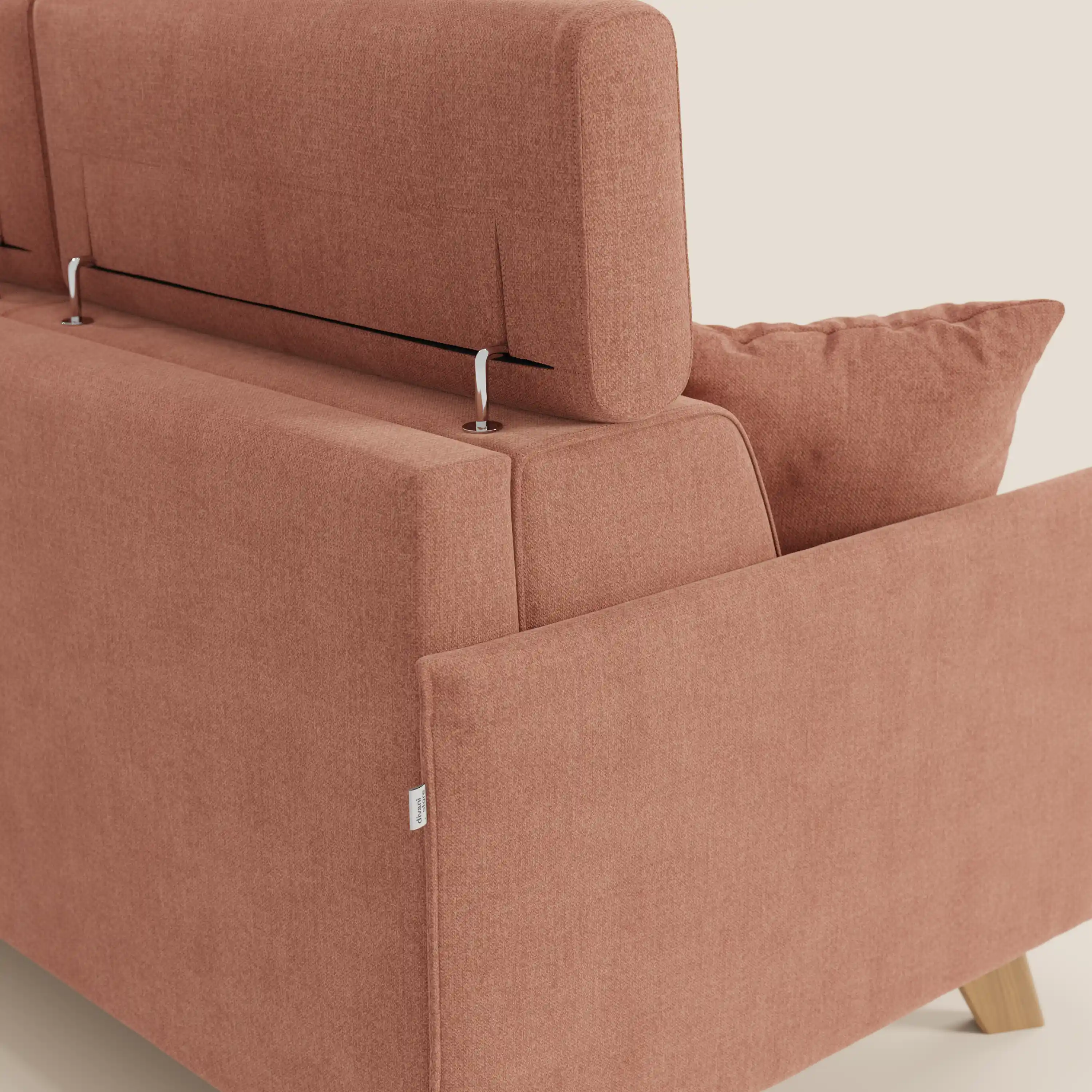 Sole Canapé convertible avec têtières réglables - design élégant 100% déhoussable en tissu détachable T23 - Image 9