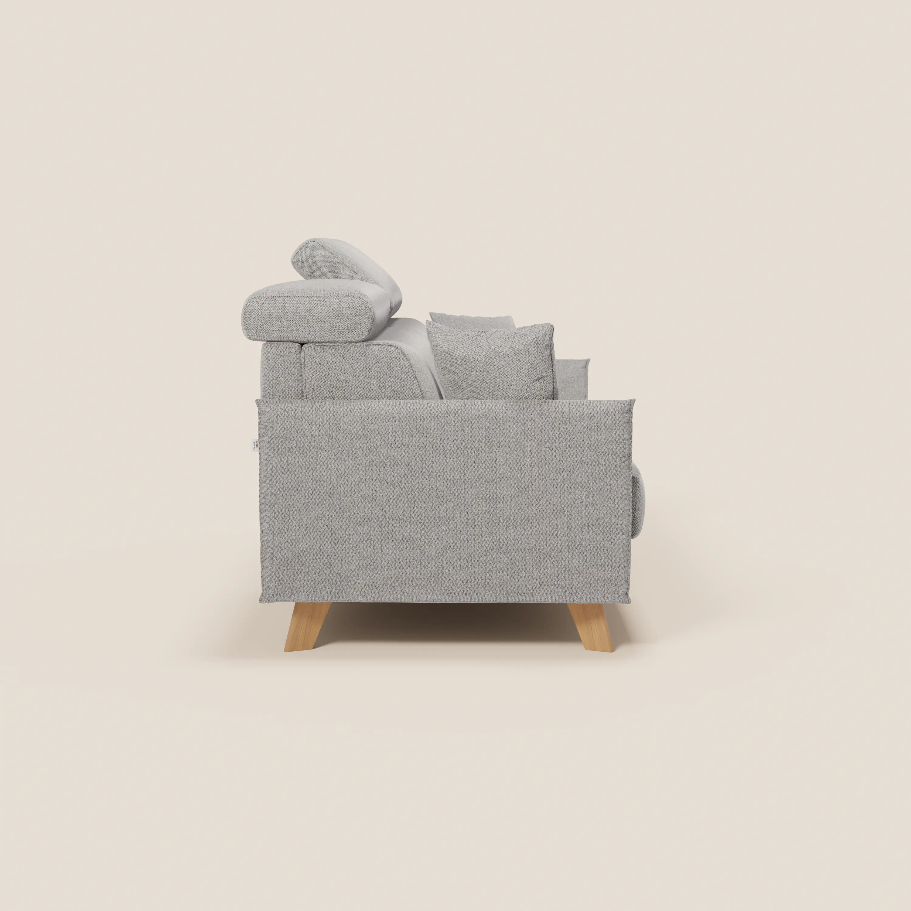Sole Canapé convertible avec têtières réglables - design élégant 100% déhoussable en tissu détachable T23 - Image 90
