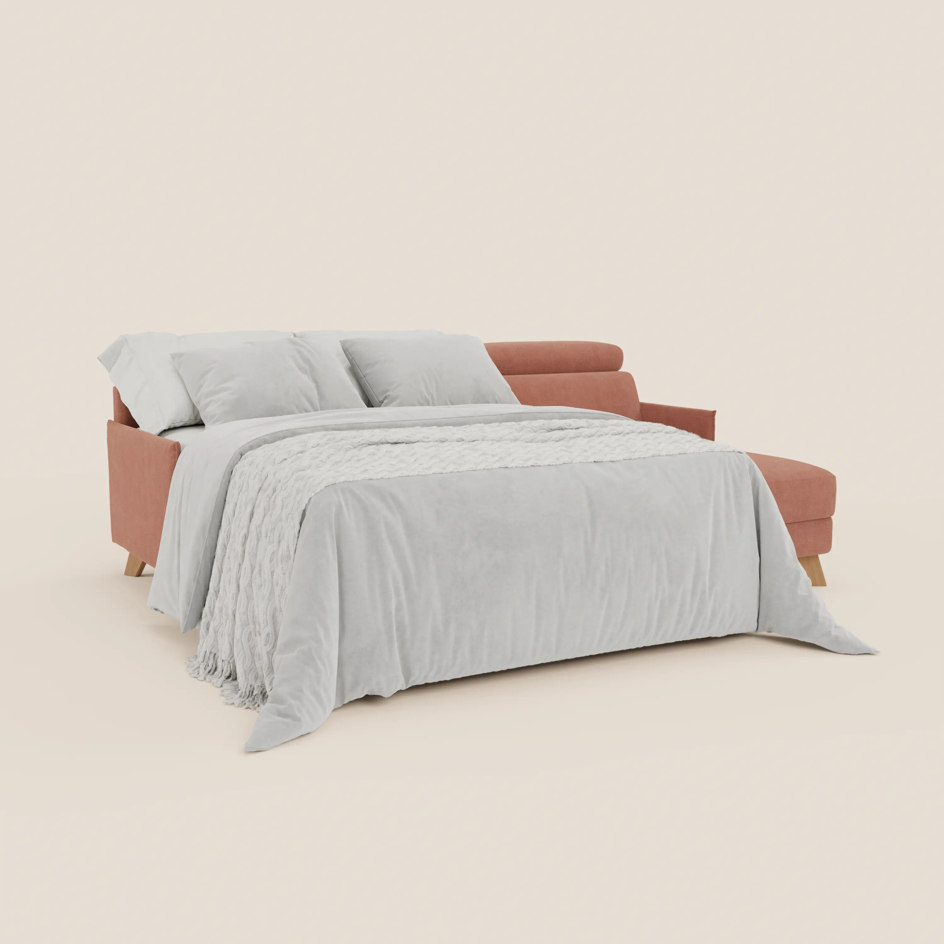 Sole Canapé d'angle convertible avec chaise longue avec coffre et têtières inclinables - tissu détachable T23 - Image 113