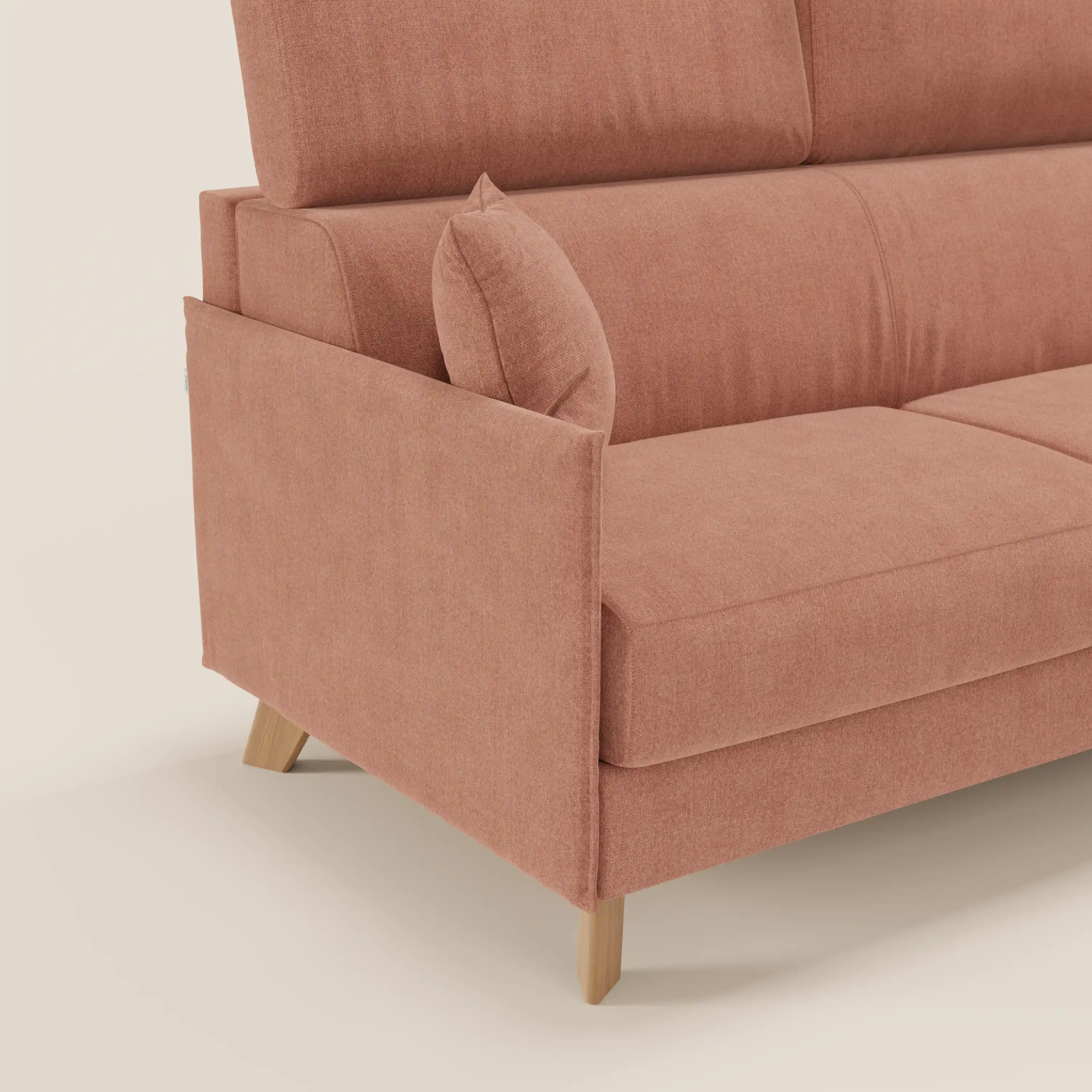 Sole Canapé d'angle convertible avec chaise longue avec coffre et têtières inclinables - tissu détachable T23 - Image 114