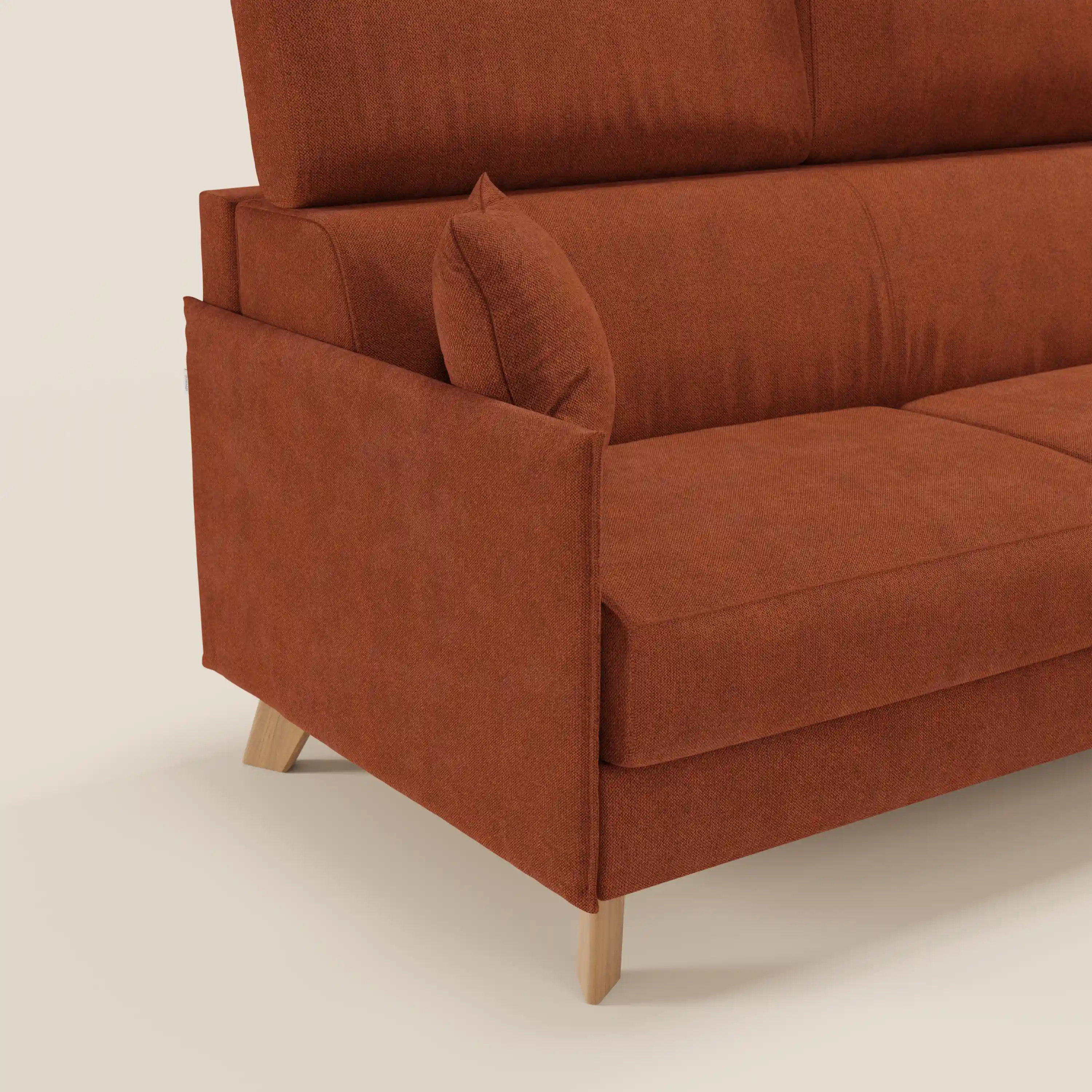Sole Canapé d'angle convertible avec chaise longue avec coffre et têtières inclinables - tissu détachable T23 - Image 129