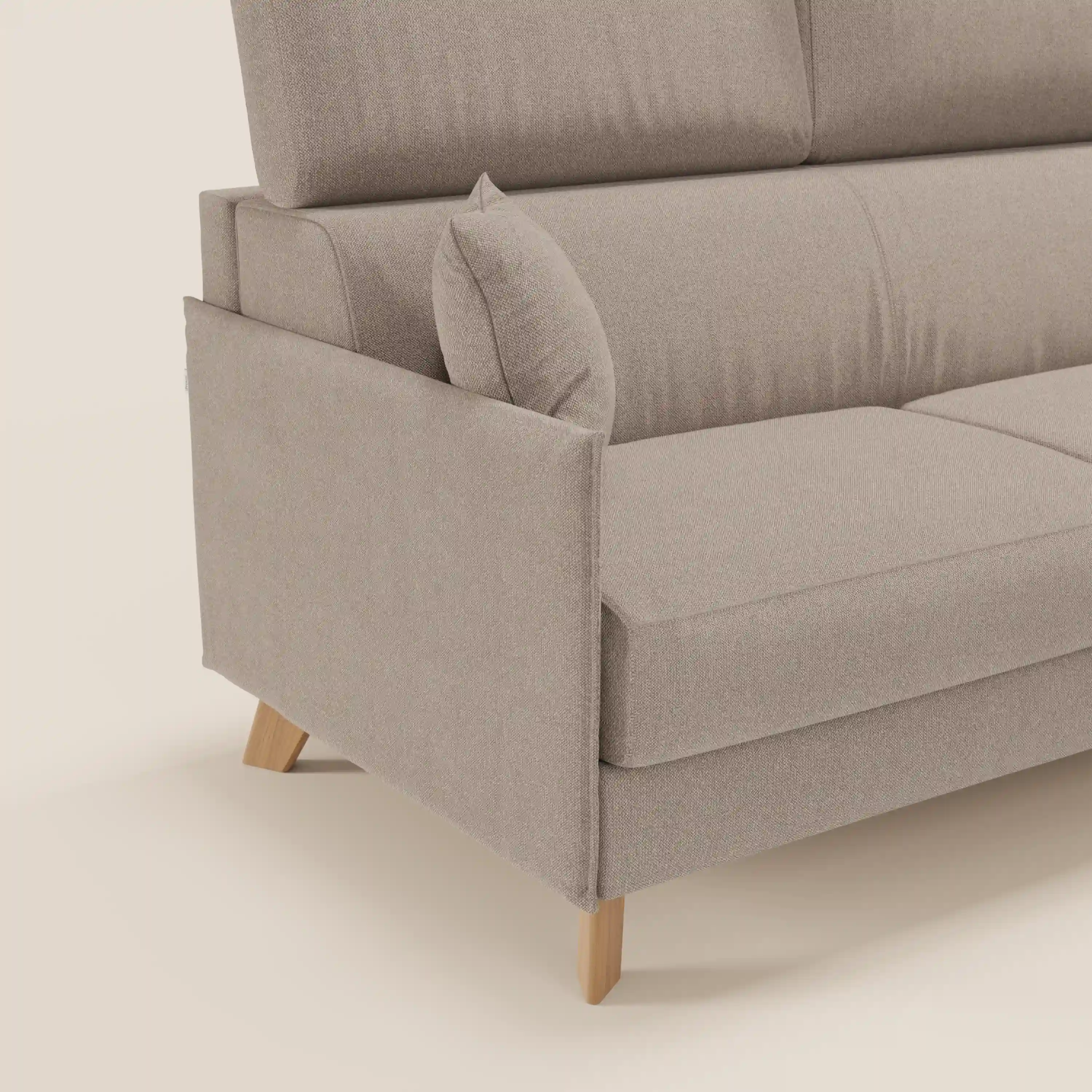 Sole Canapé d'angle convertible avec chaise longue avec coffre et têtières inclinables - tissu détachable T23 - Image 159