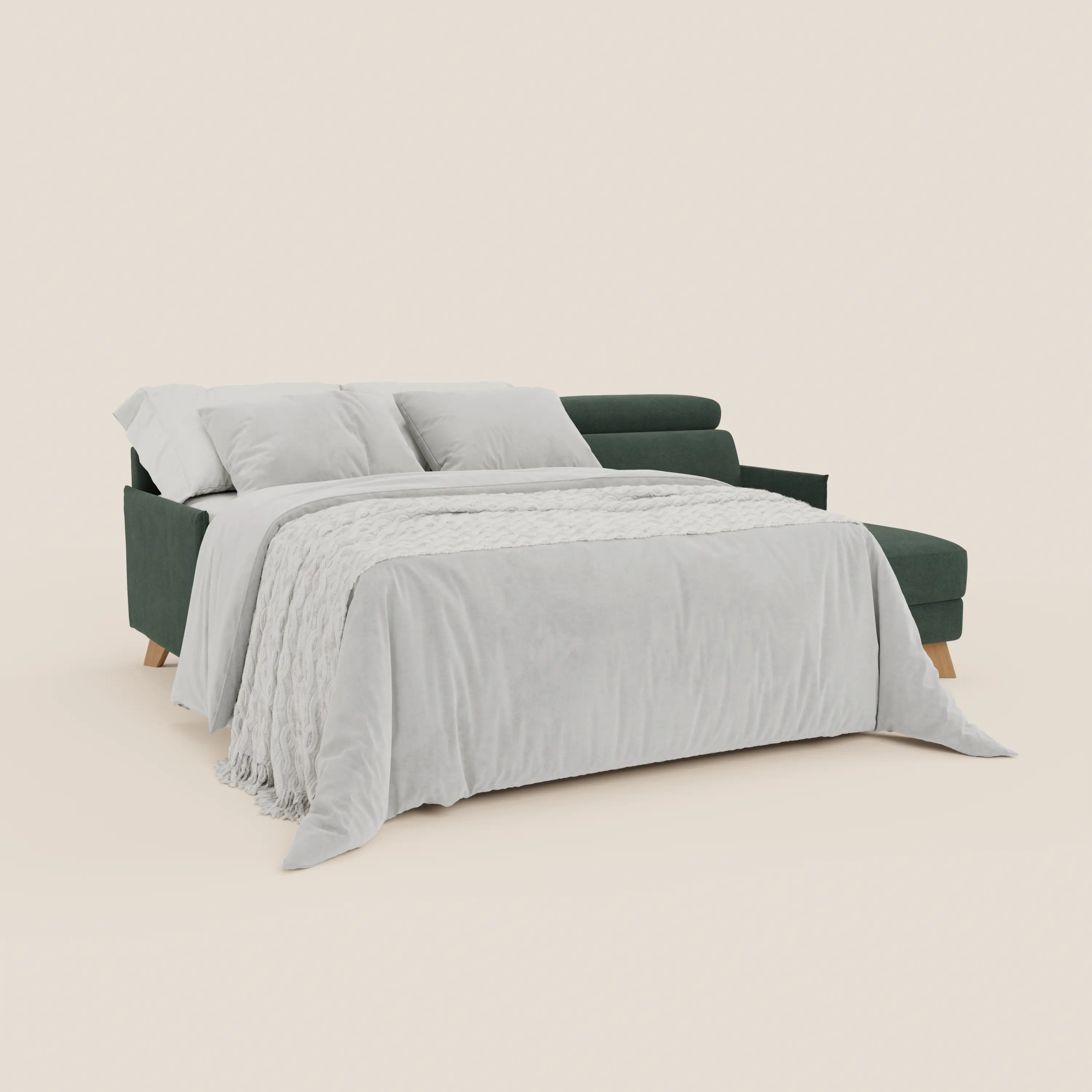Sole Canapé d'angle convertible avec chaise longue avec coffre et têtières inclinables - tissu détachable T23 - Image 173