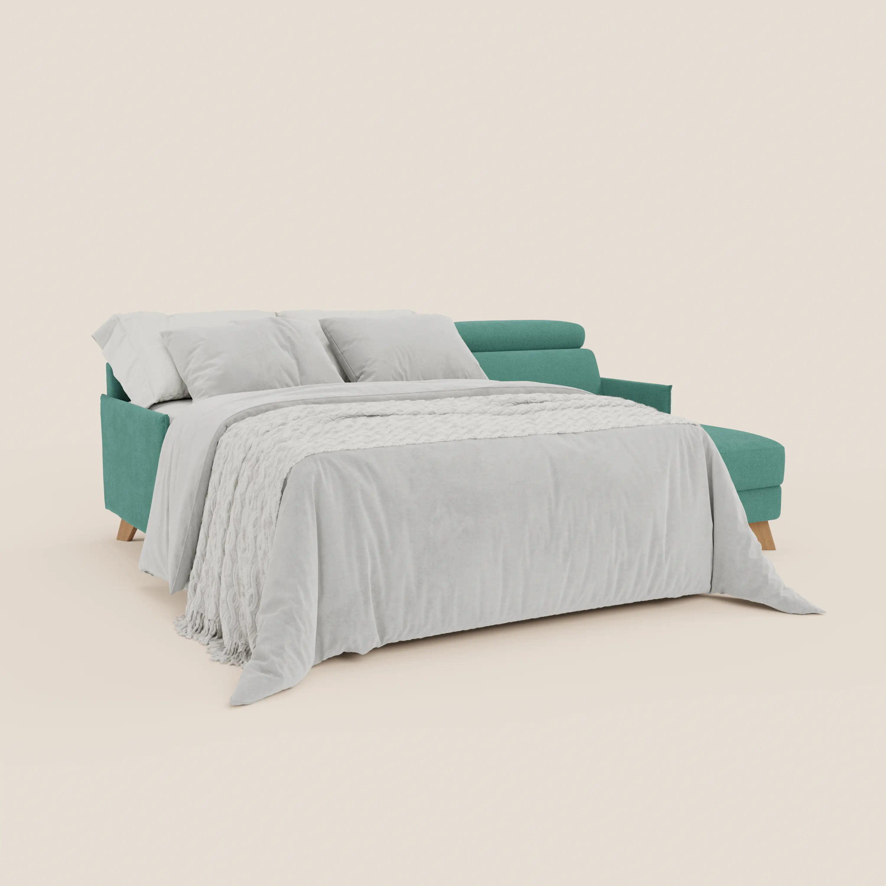 Sole Canapé d'angle convertible avec chaise longue avec coffre et têtières inclinables - tissu détachable T23 - Image 188