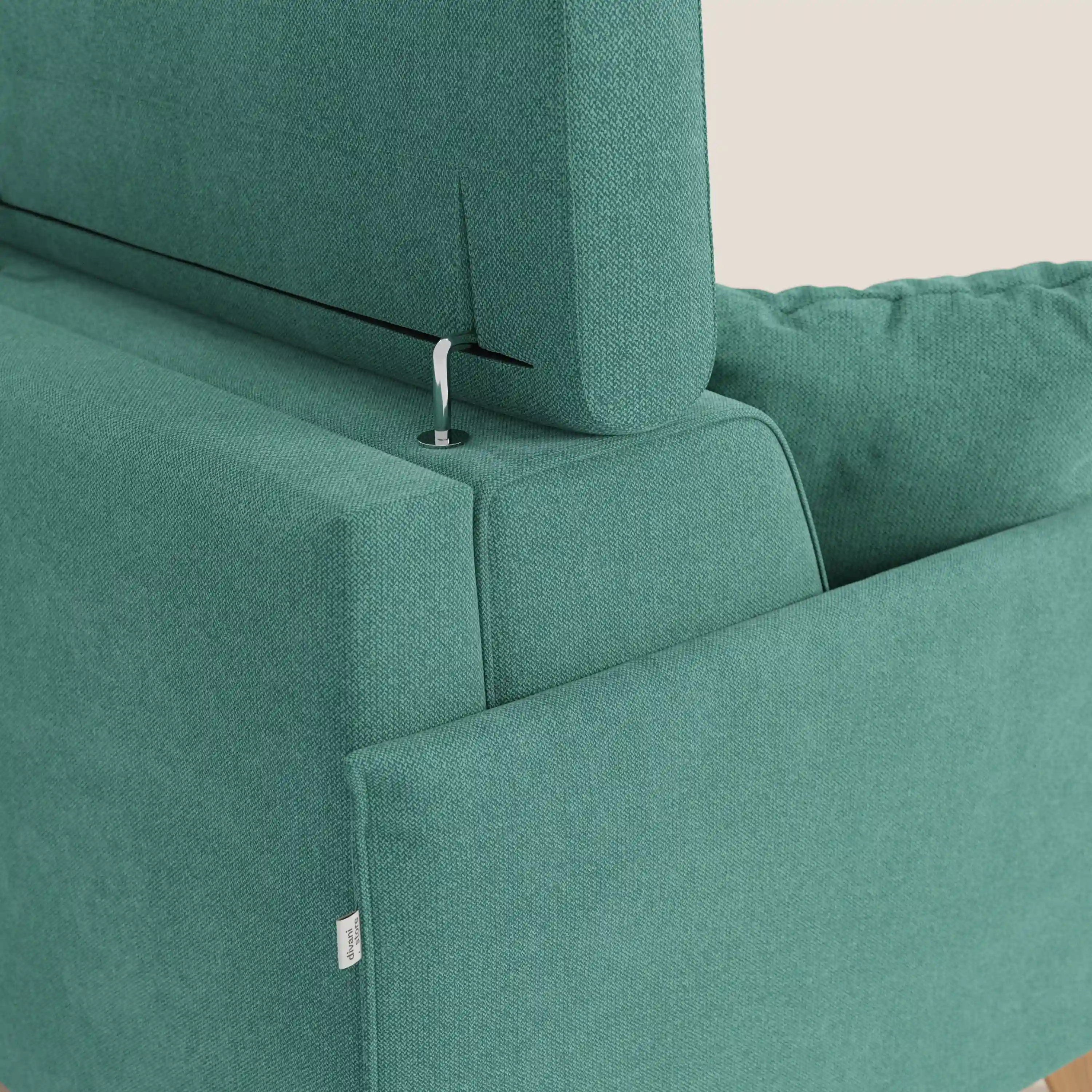 Sole Canapé d'angle convertible avec chaise longue avec coffre et têtières inclinables - tissu détachable T23 - Image 192