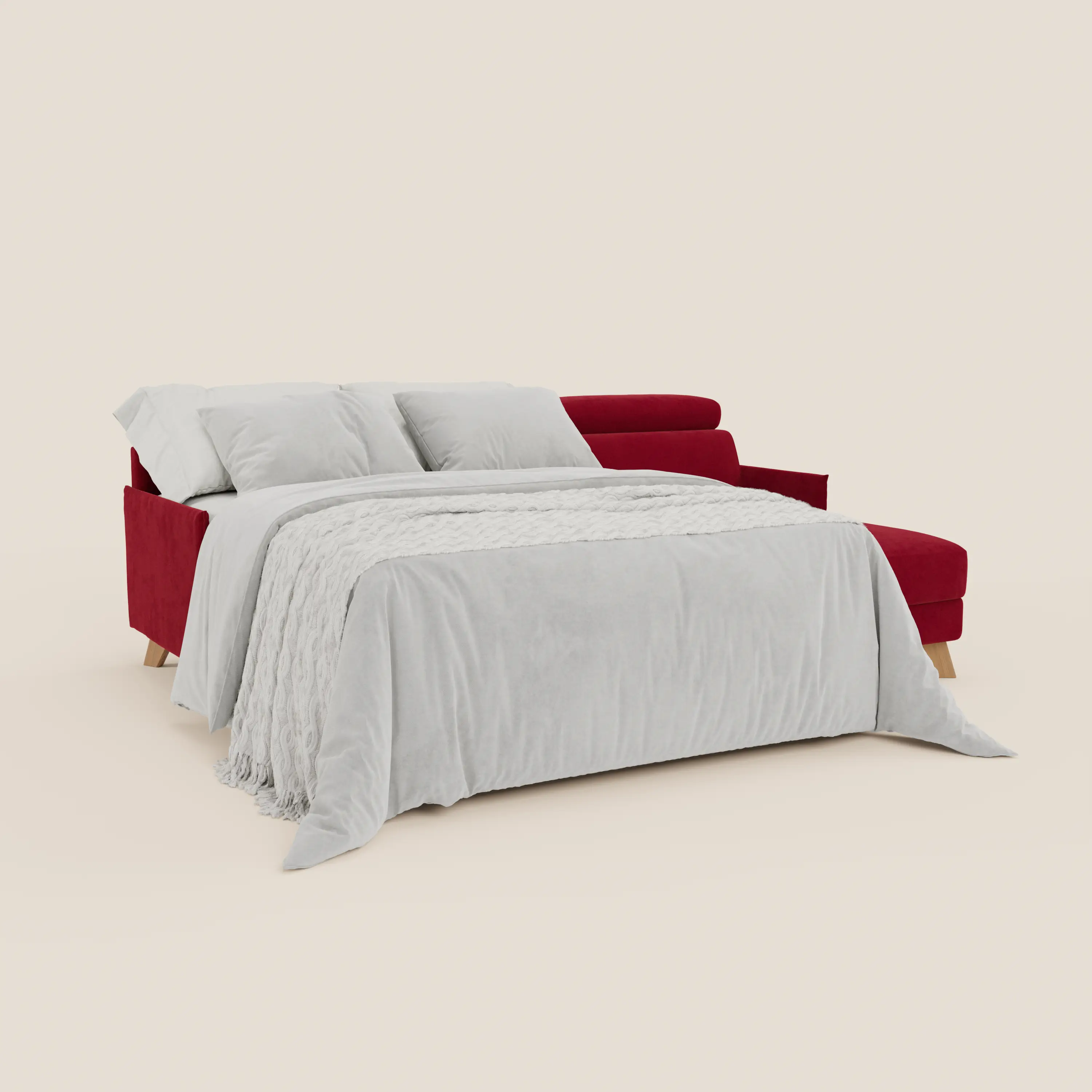 Sole Canapé d'angle convertible avec chaise longue avec coffre et têtières inclinables - tissu détachable T23 - Image 203