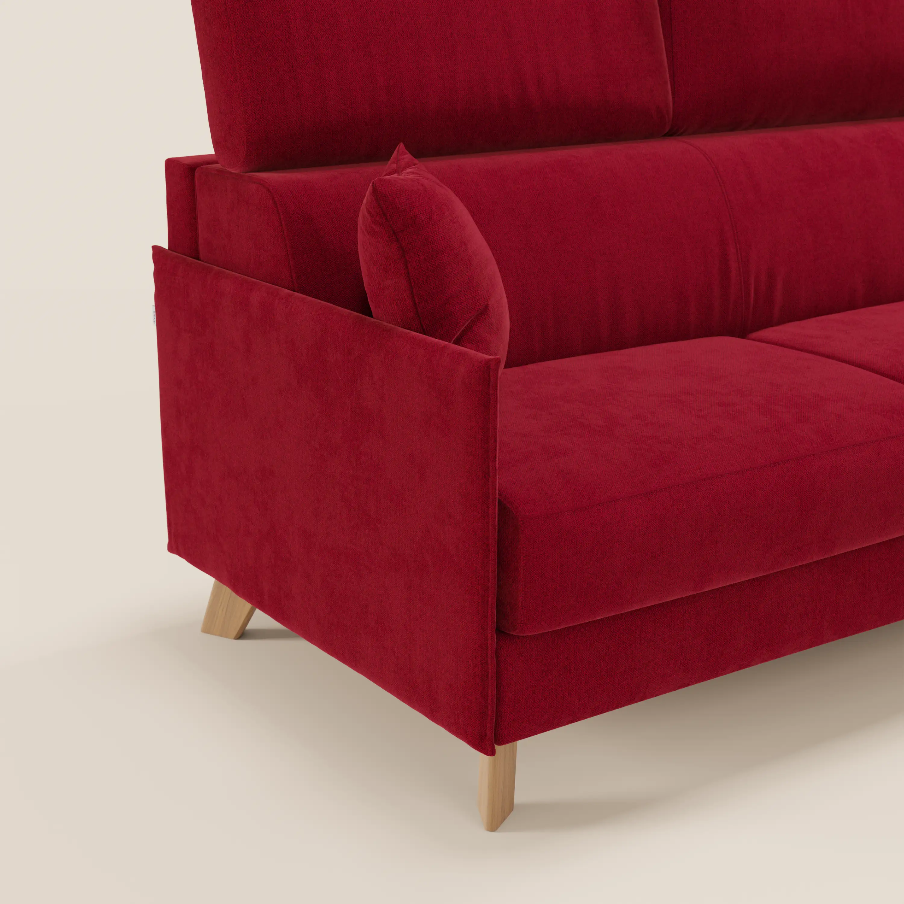 Sole Canapé d'angle convertible avec chaise longue avec coffre et têtières inclinables - tissu détachable T23 - Image 204