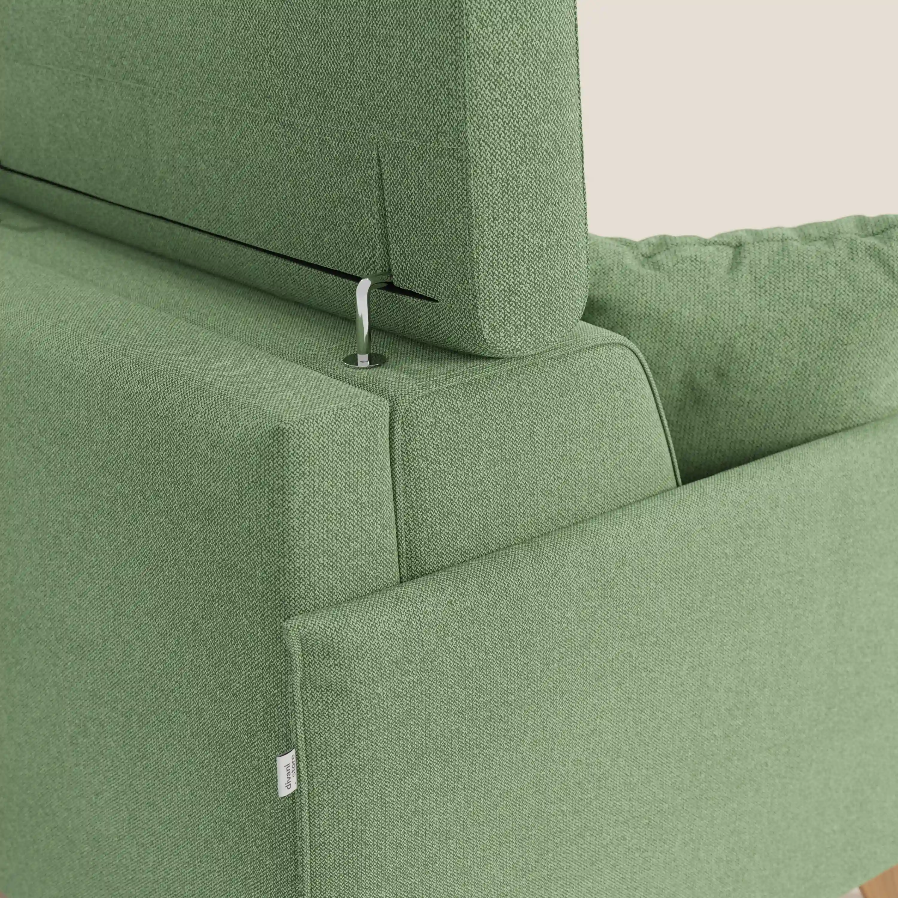 Sole Canapé d'angle convertible avec chaise longue avec coffre et têtières inclinables - tissu détachable T23 - Image 86