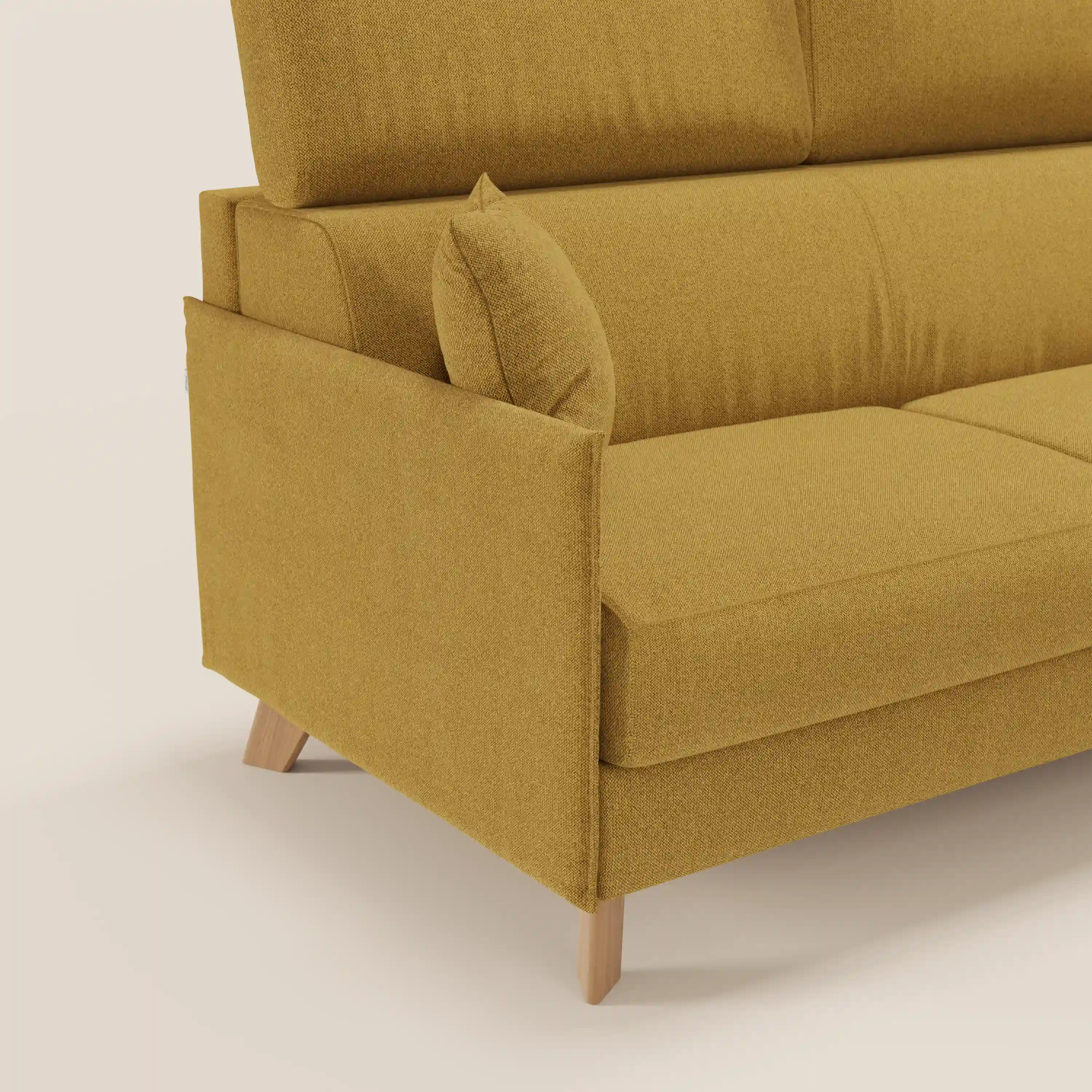 Sole Canapé d'angle convertible avec chaise longue avec coffre et têtières inclinables - tissu détachable T23 - Image 9