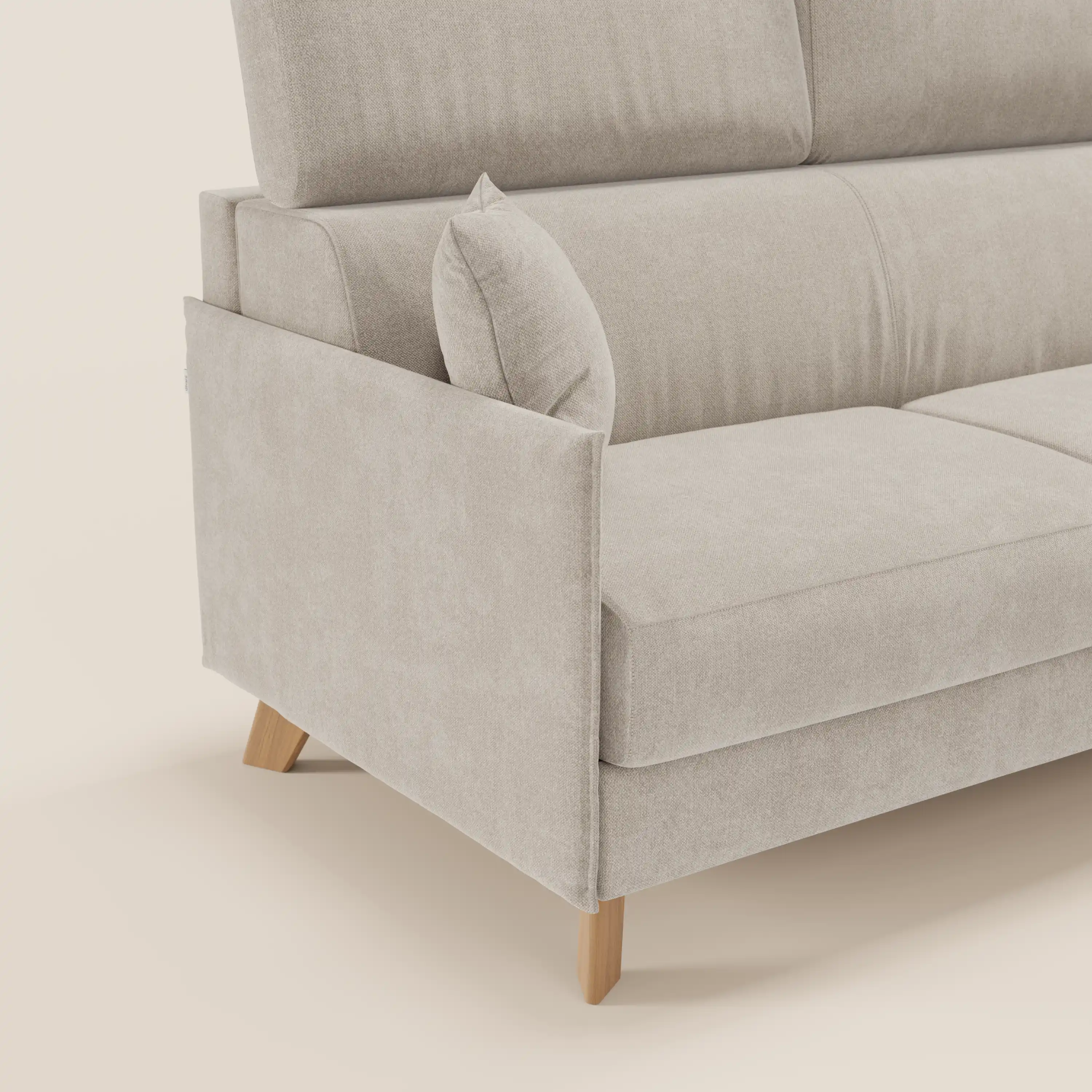 Sole Canapé d'angle convertible avec chaise longue avec coffre et têtières inclinables - tissu détachable T23 - Image 99