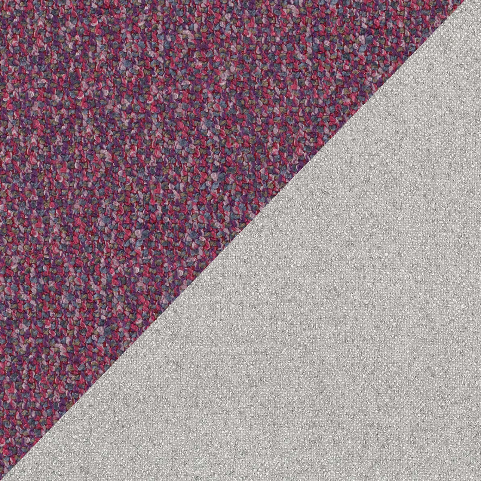 Soleil lit rembourré design avec pieds hauts en métal en bouclette détachable T12 violet - Image 8