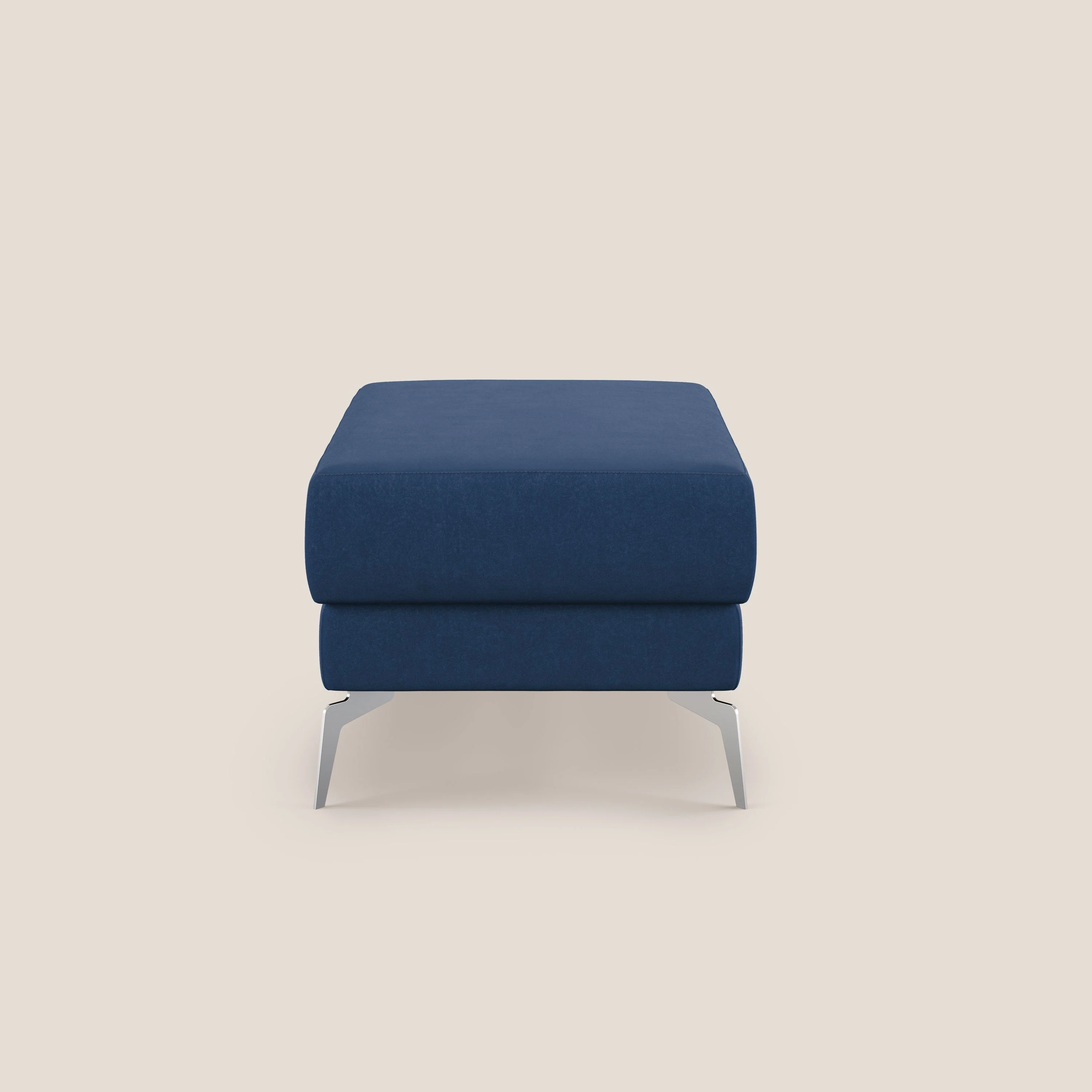 Star pouf avec pieds hauts en microfibre imperméable T11 bleu - Image 3