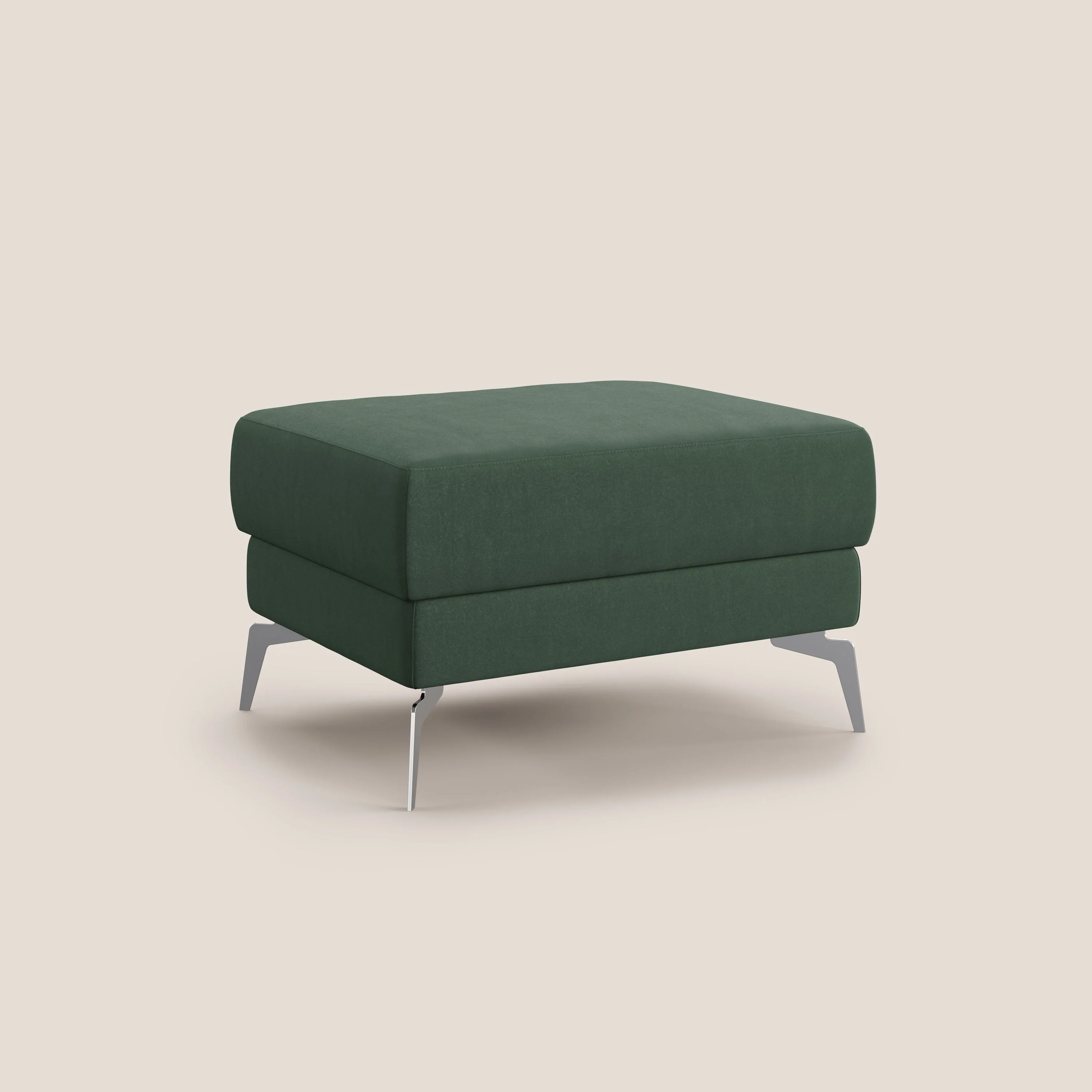 Star Pouf avec pieds hauts en microfibre imperméable T11 vert - Image 2