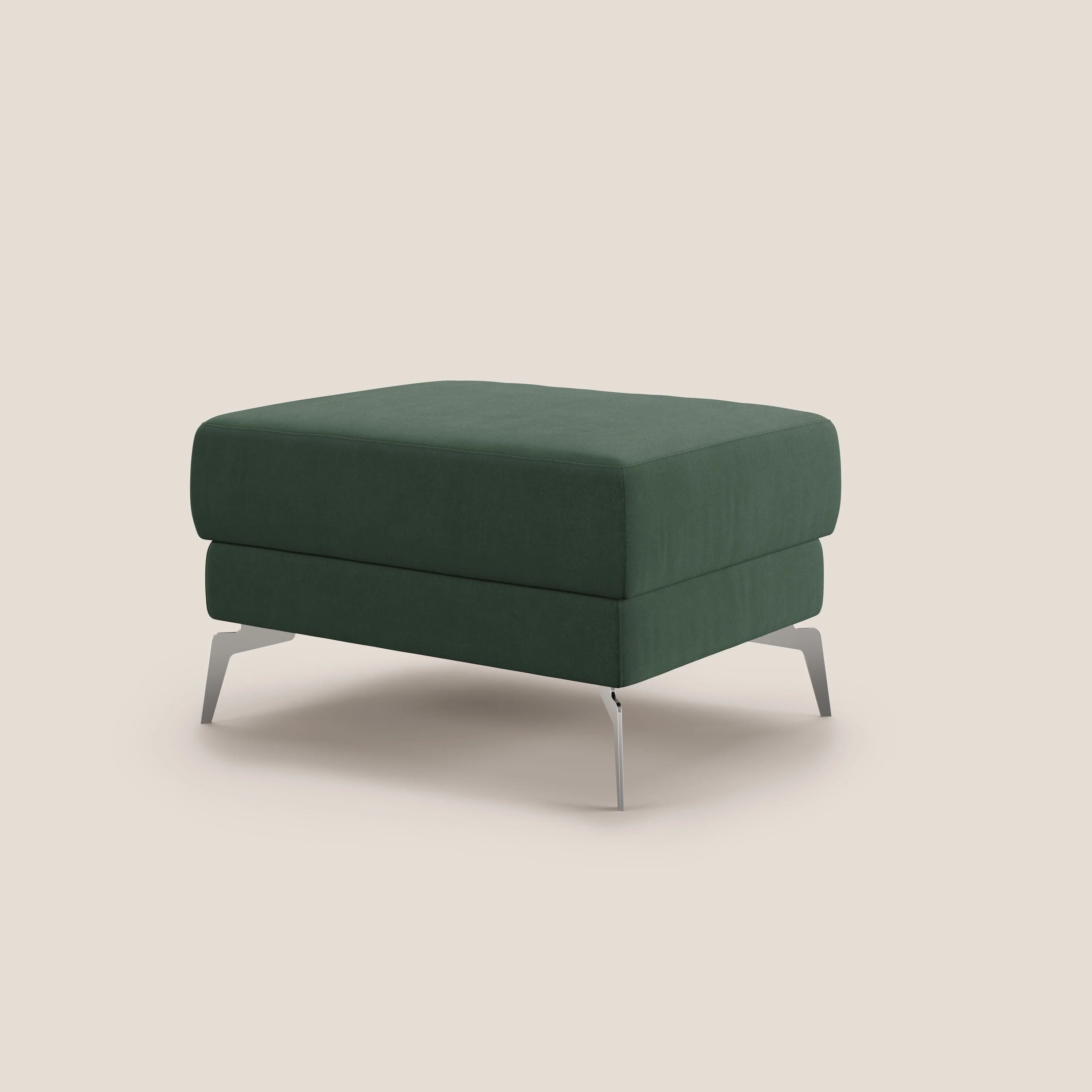 Star Pouf avec pieds hauts en microfibre imperméable T11 vert - Image 4
