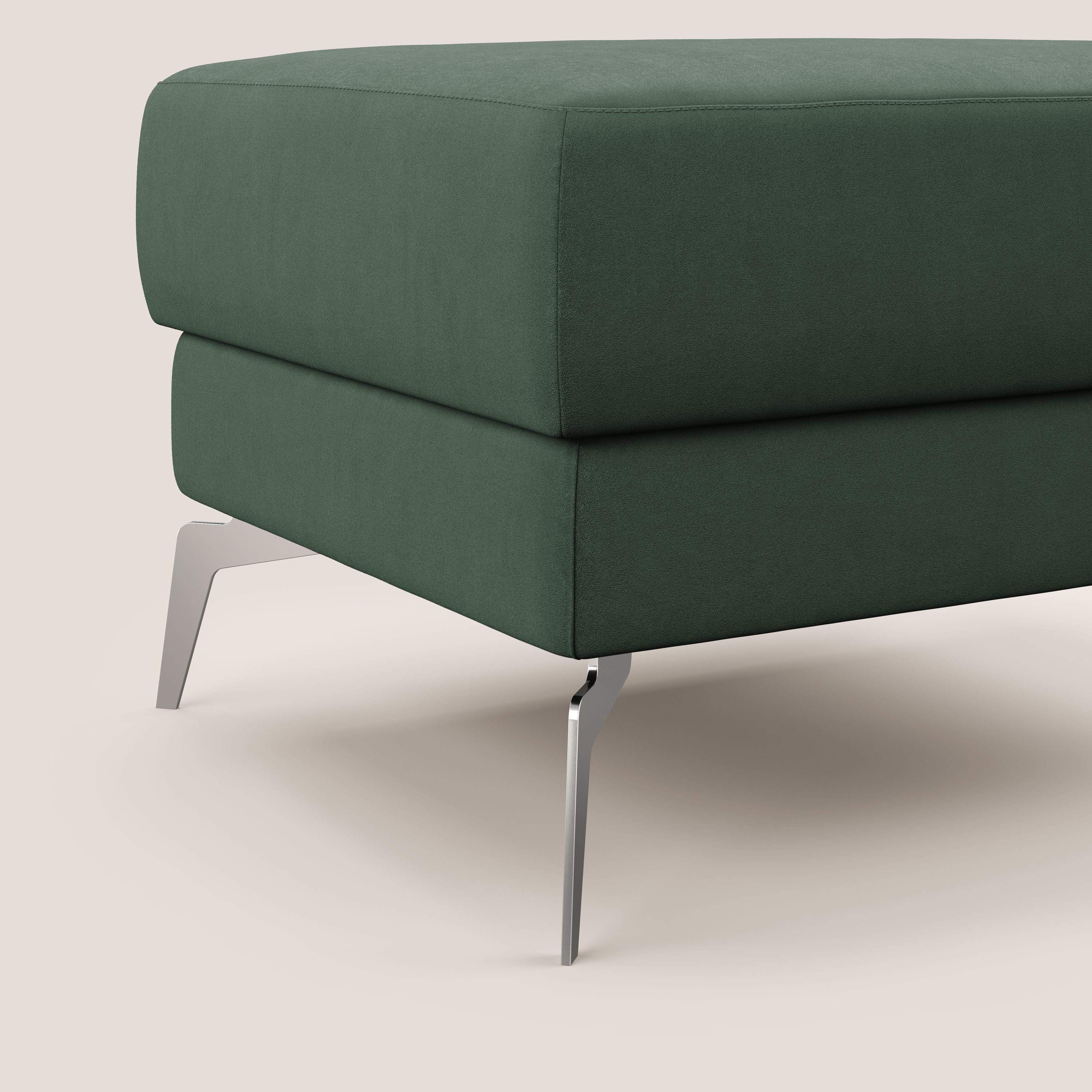 Star Pouf avec pieds hauts en microfibre imperméable T11 vert - Image 5