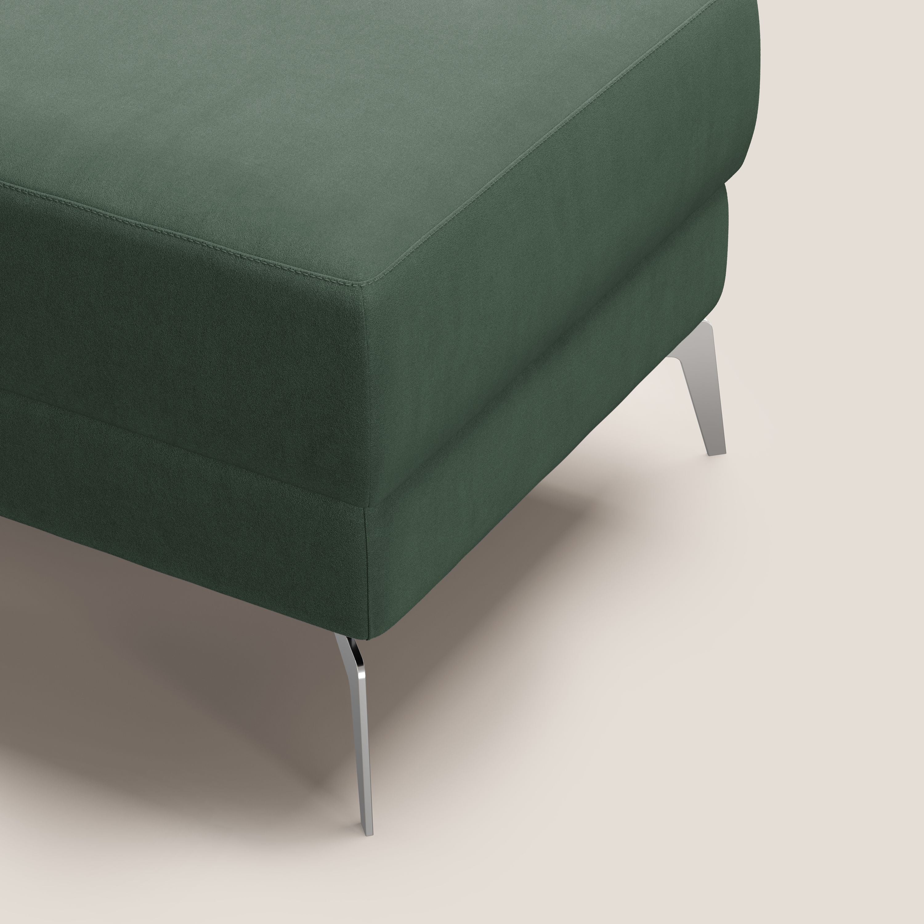 Star Pouf avec pieds hauts en microfibre imperméable T11 vert - Image 7