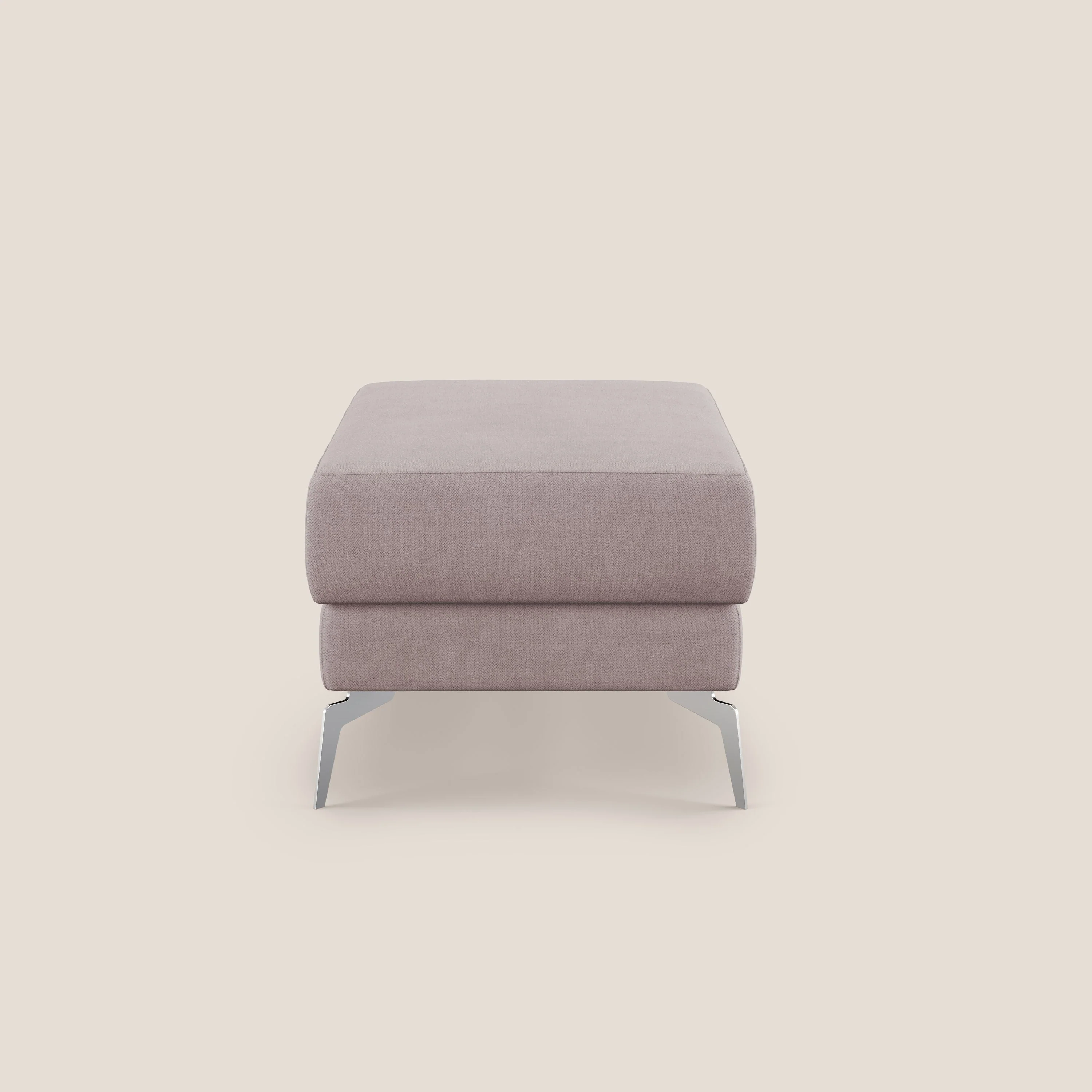 Star Pouf avec pieds hauts en tissu imperméable T02 rose - Image 3