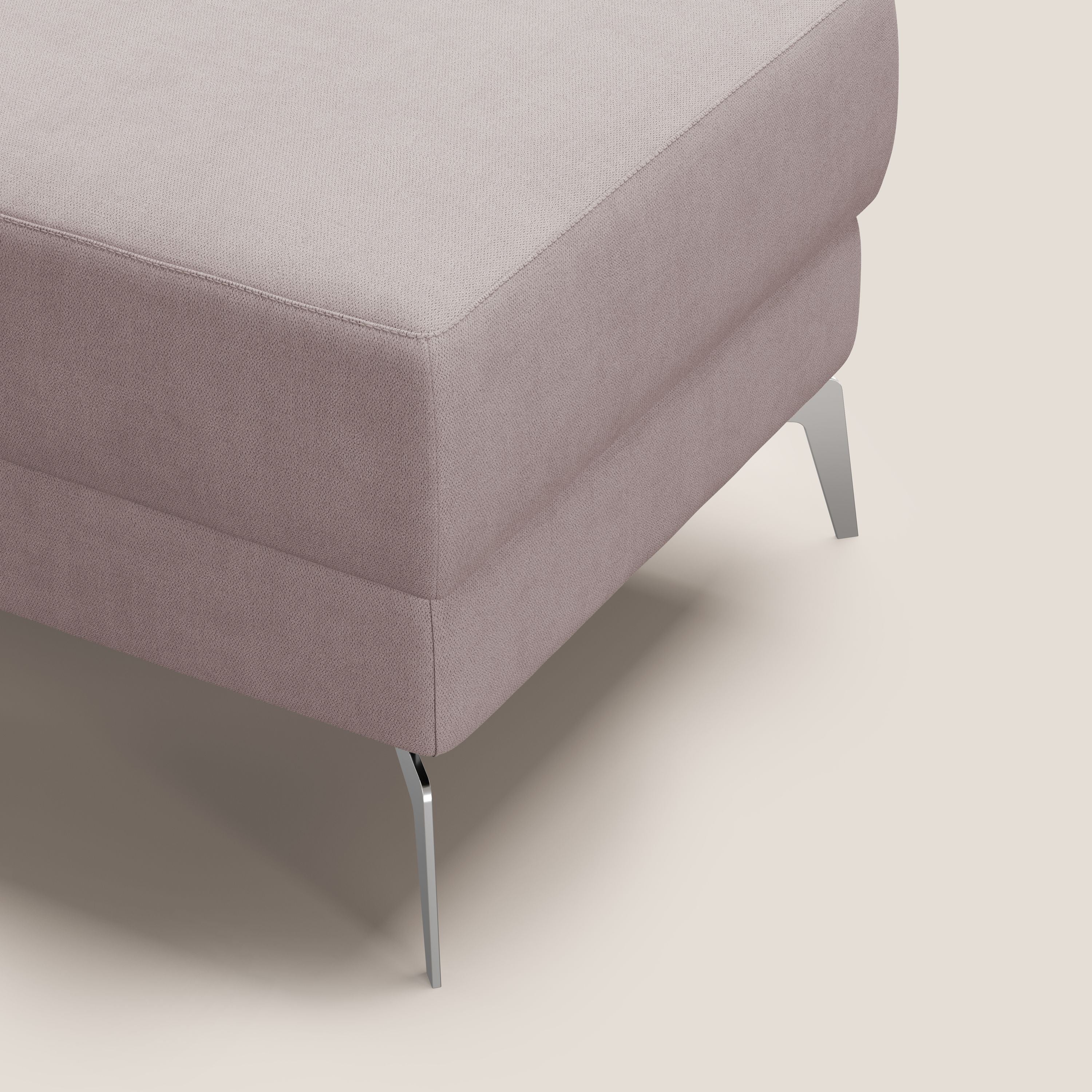 Star Pouf avec pieds hauts en tissu imperméable T02 rose - Image 7