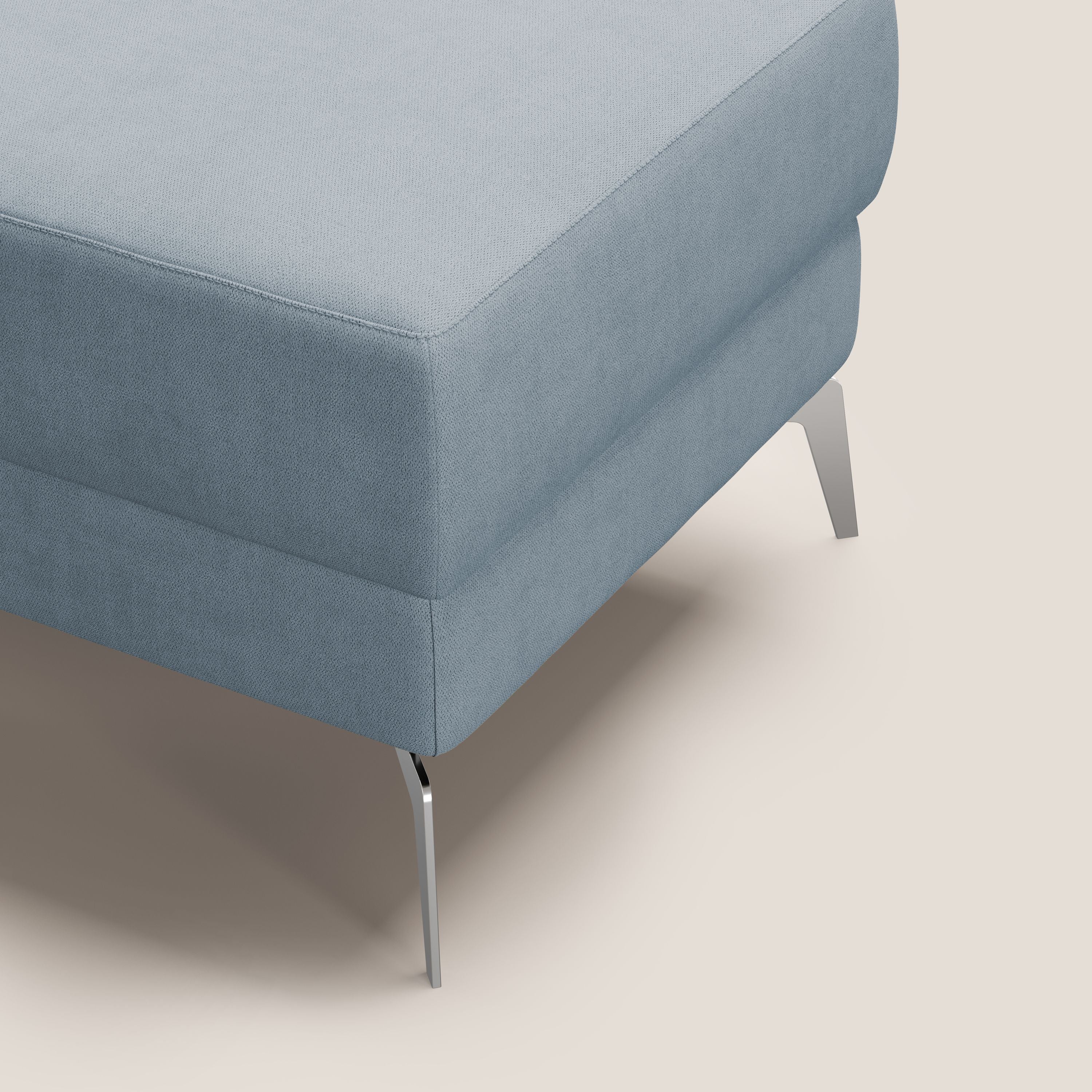 Star Pouf avec pieds hauts en tissu imperméable T02 sucre glace - Image 7