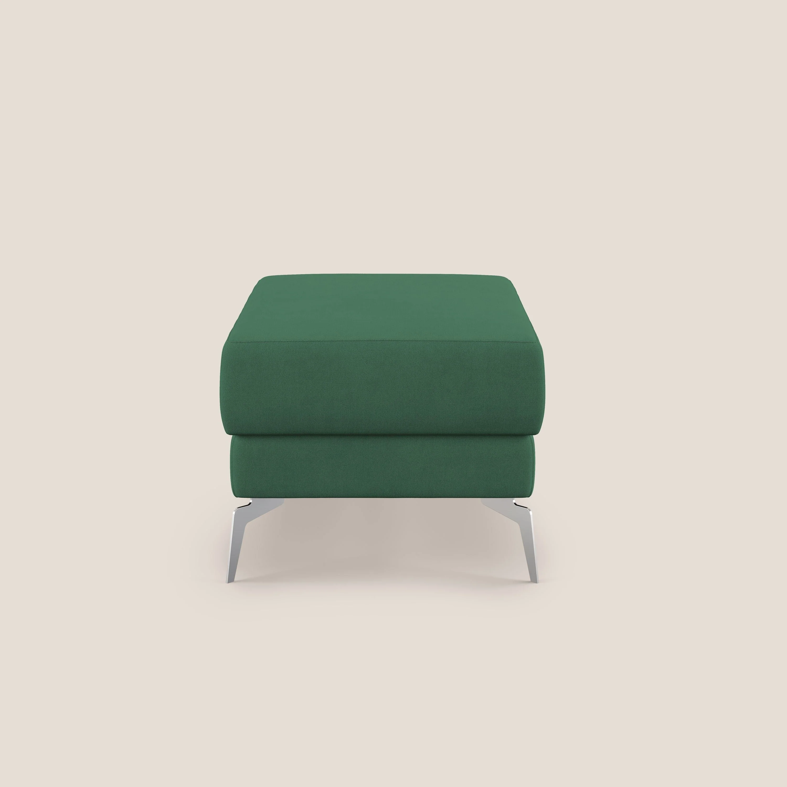 Star Pouf avec pieds hauts en tissu imperméable T02 vert - Image 3