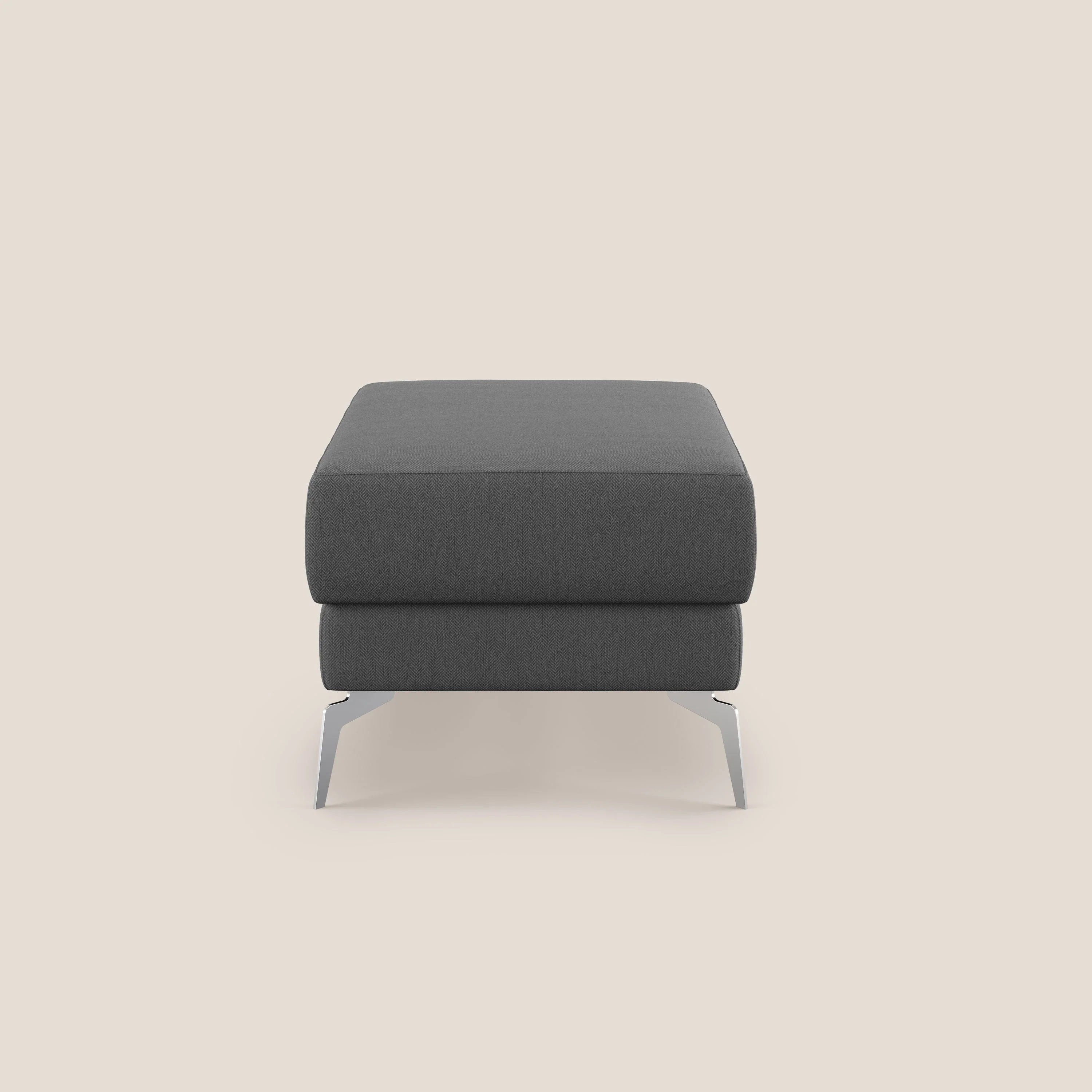 Star Pouf avec pieds hauts en tissu détachable T05 anthracite - Image 3