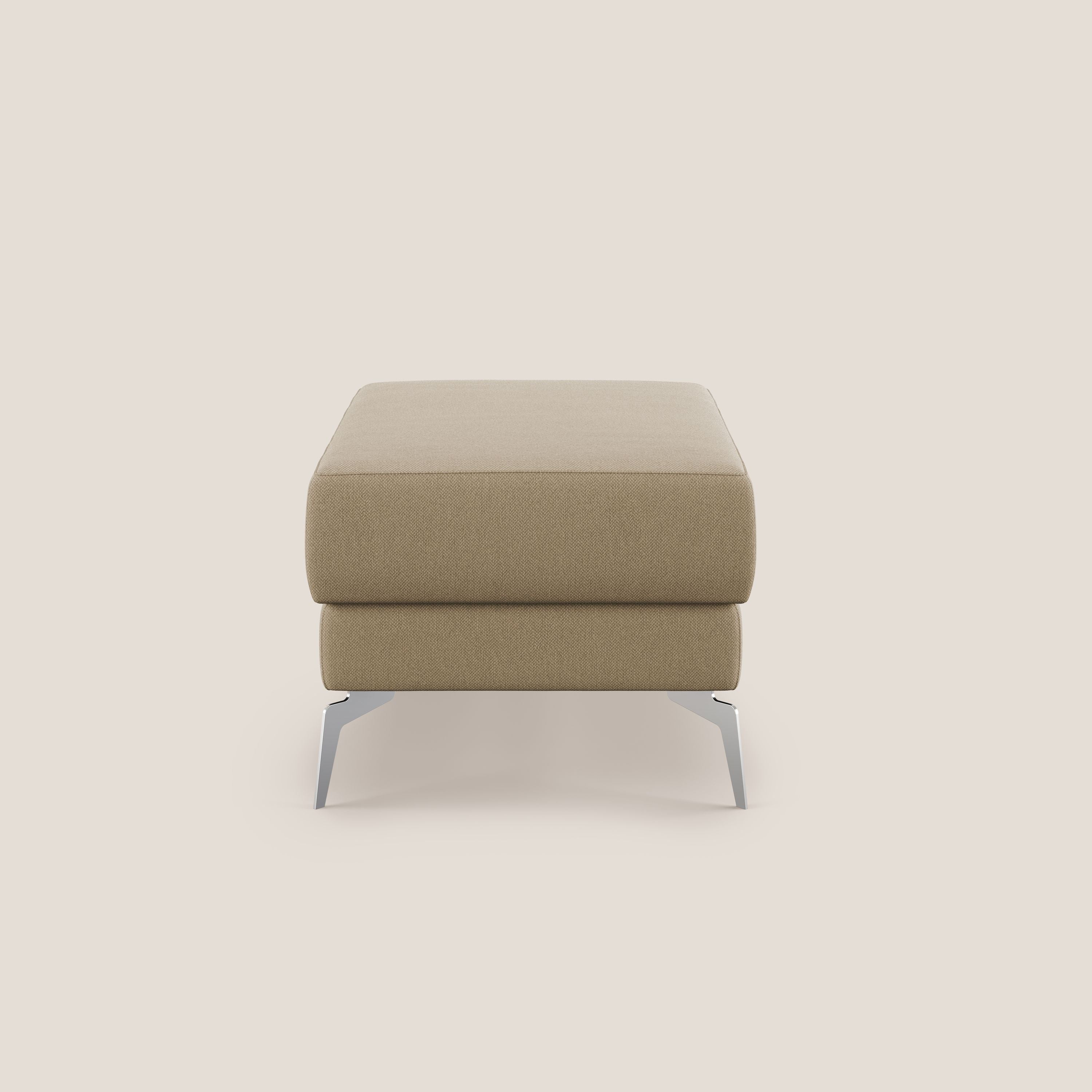 Star Pouf avec pieds hauts en tissu détachable T05 beige - Image 3