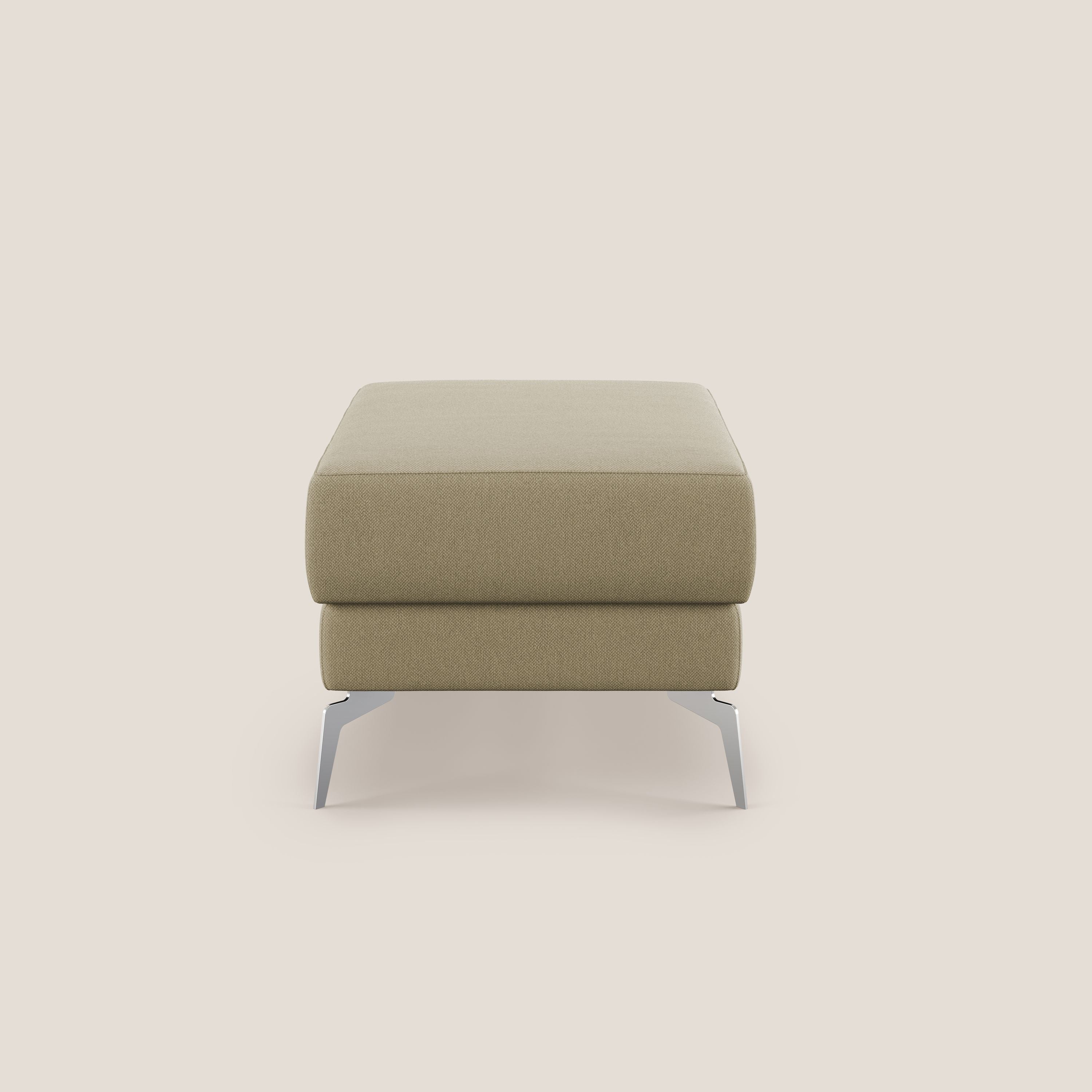 Star Pouf avec pieds hauts en tissu détachable T05 chameau - Image 3