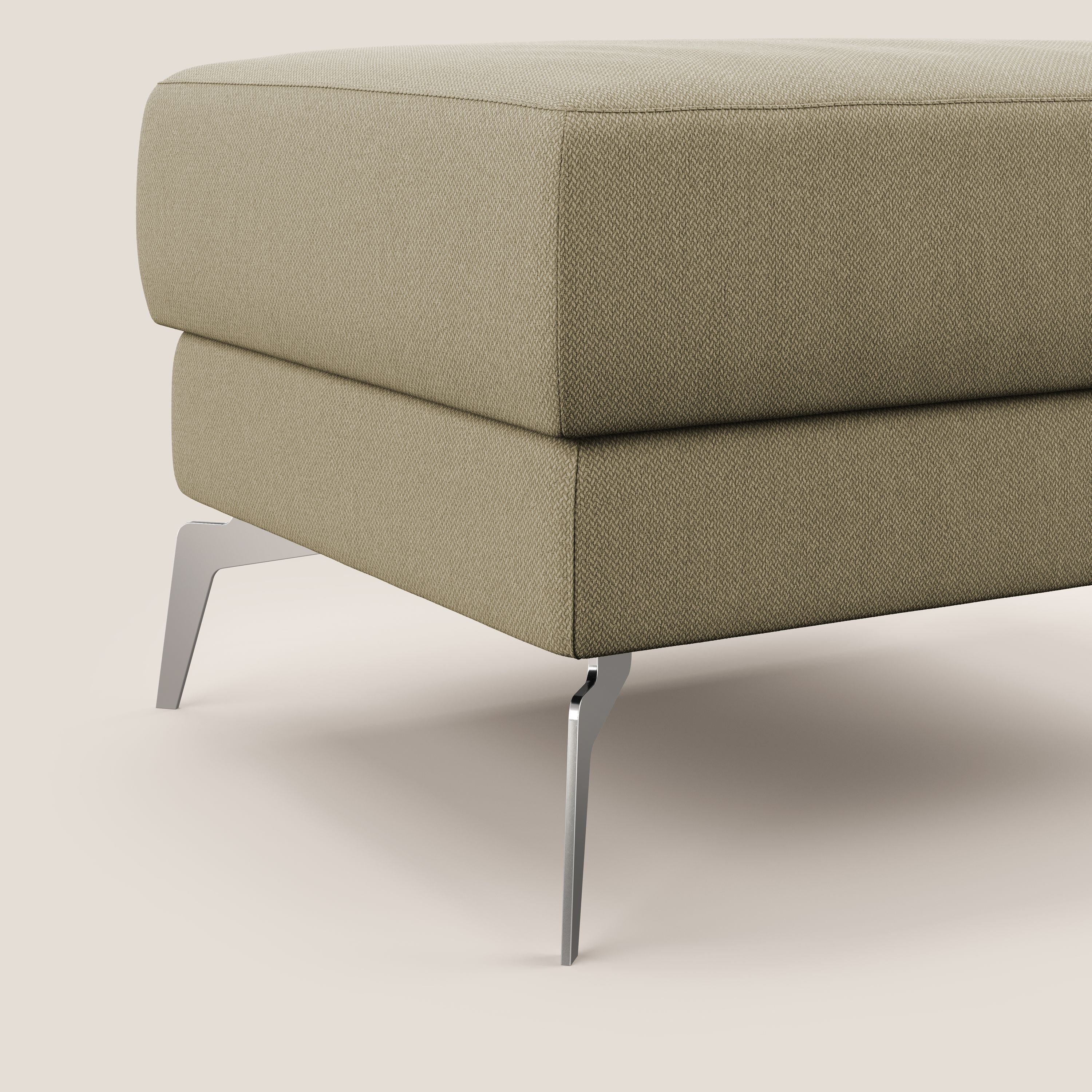 Star Pouf avec pieds hauts en tissu détachable T05 chameau - Image 5