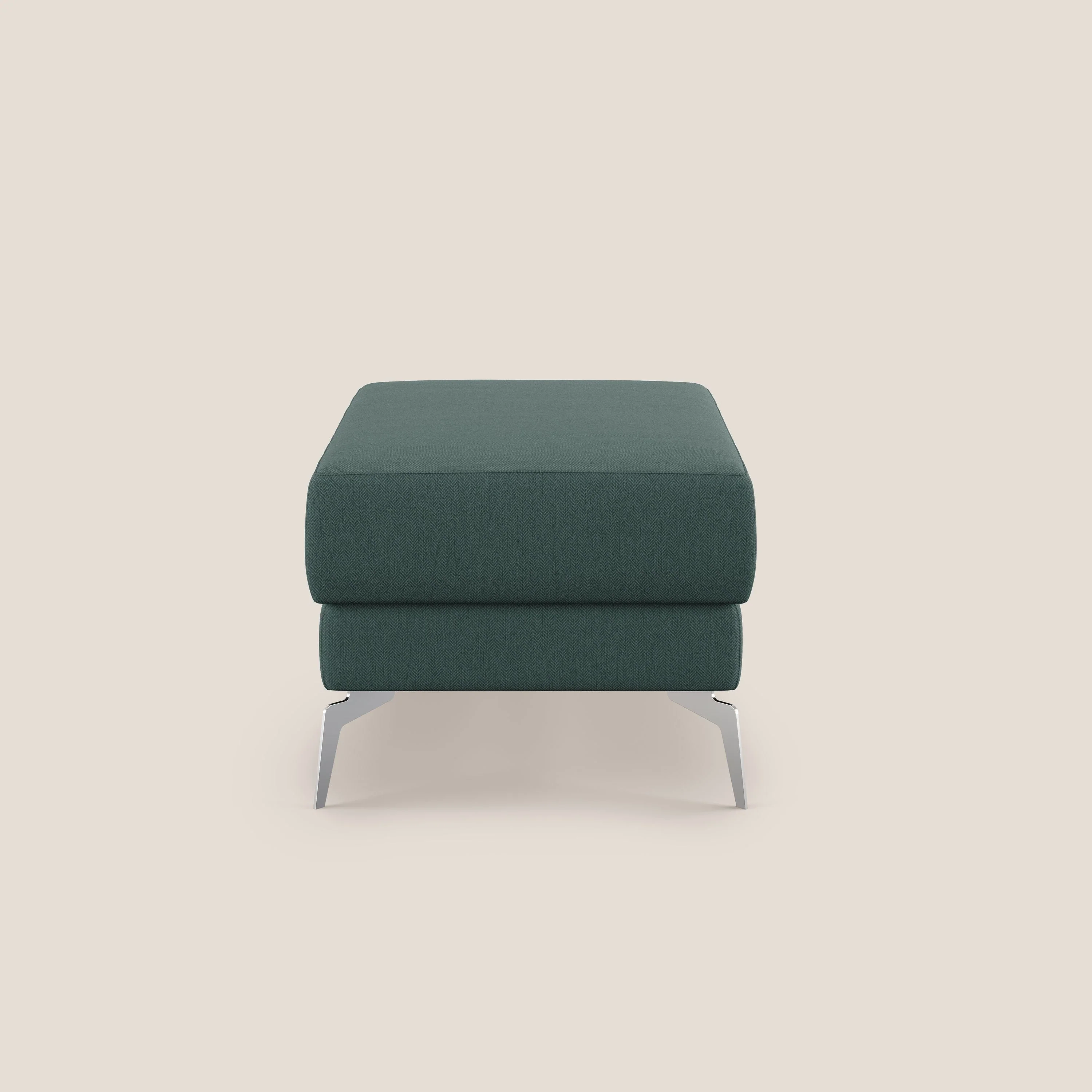 Star Pouf avec pieds hauts en tissu détachable T05 vert - Image 3