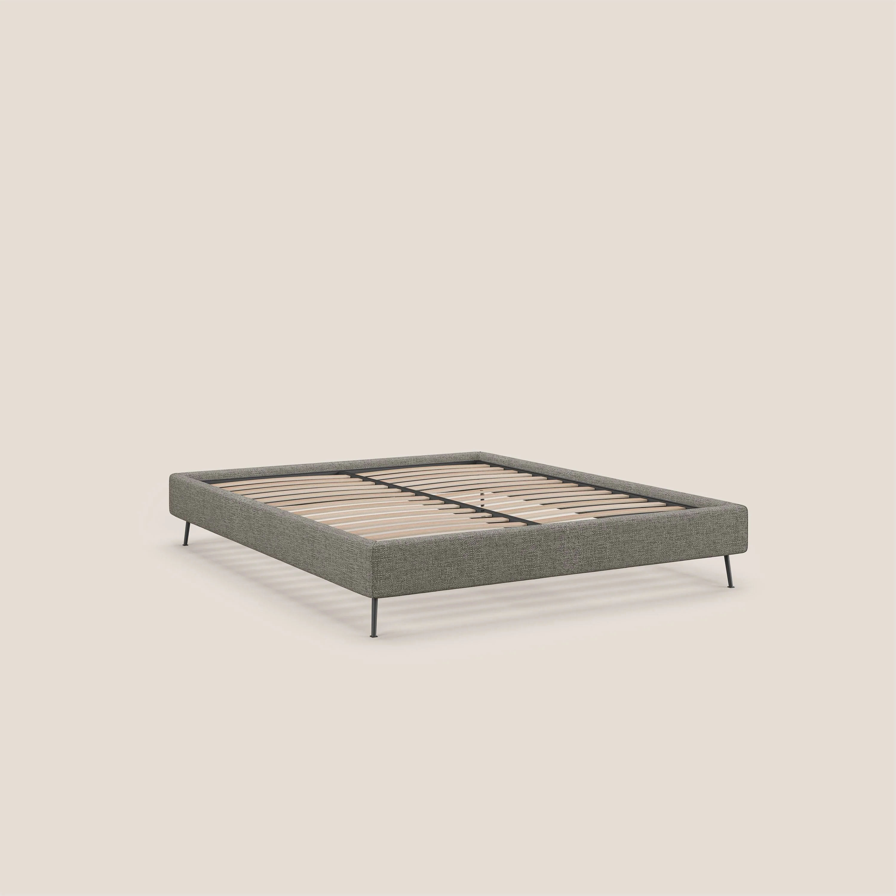 Steve sommier avec pieds hauts en tissu imperméable T10 taupe - Image 6