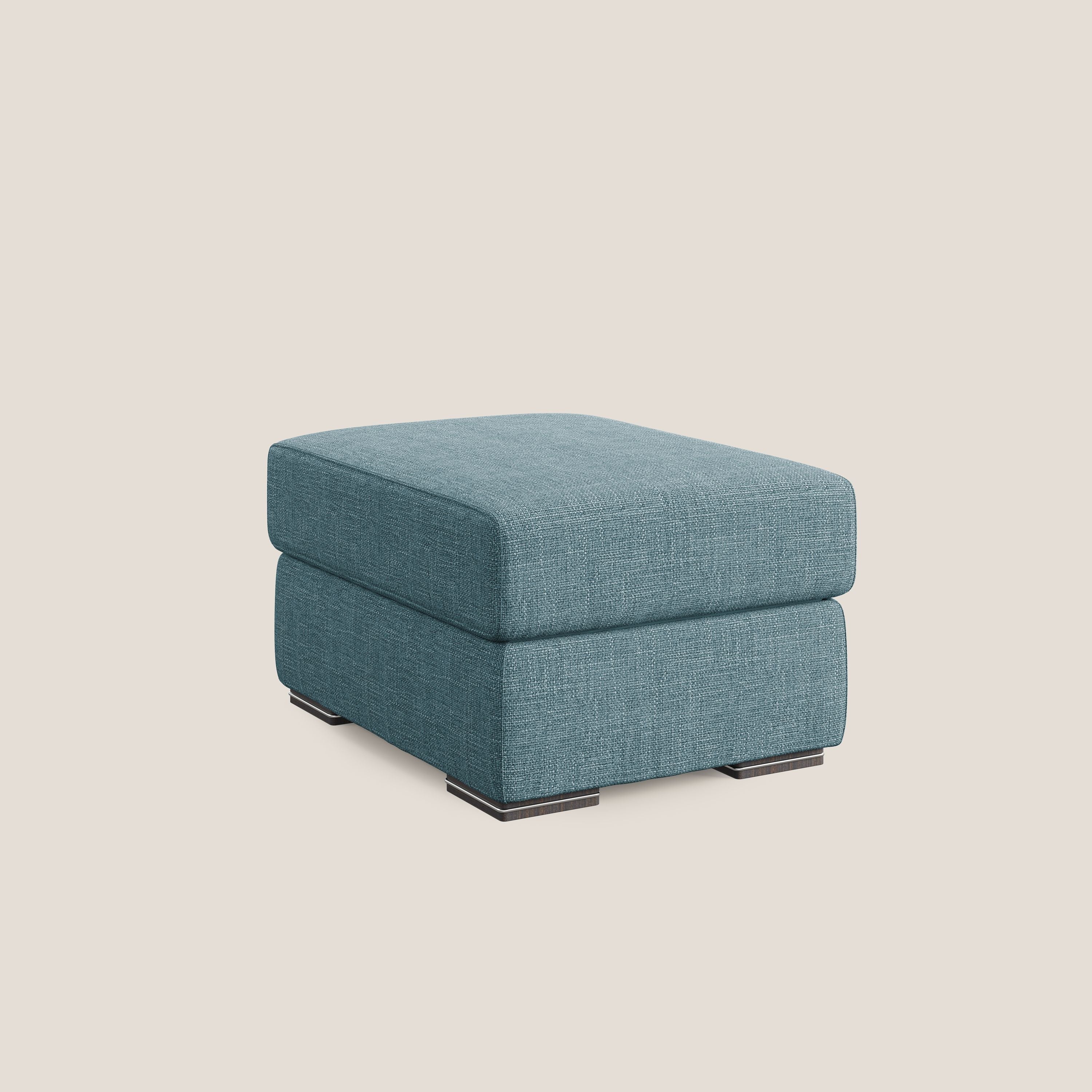 Sun pouf coffre en tissu imperméable doux entrelacé T06 bleu ciel - Image 8