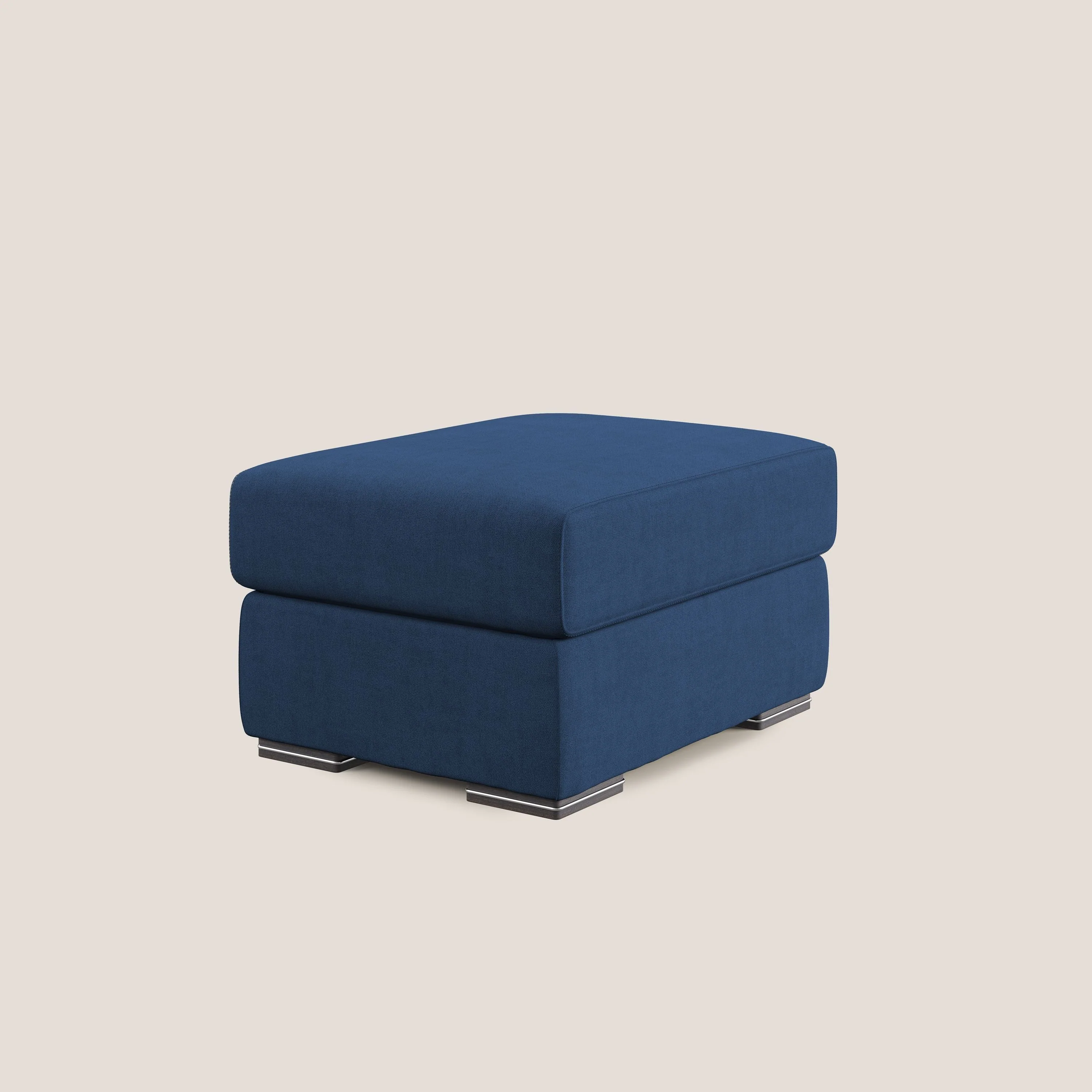 Sun pouf coffre en tissu imperméable T02 bleu - Image 2