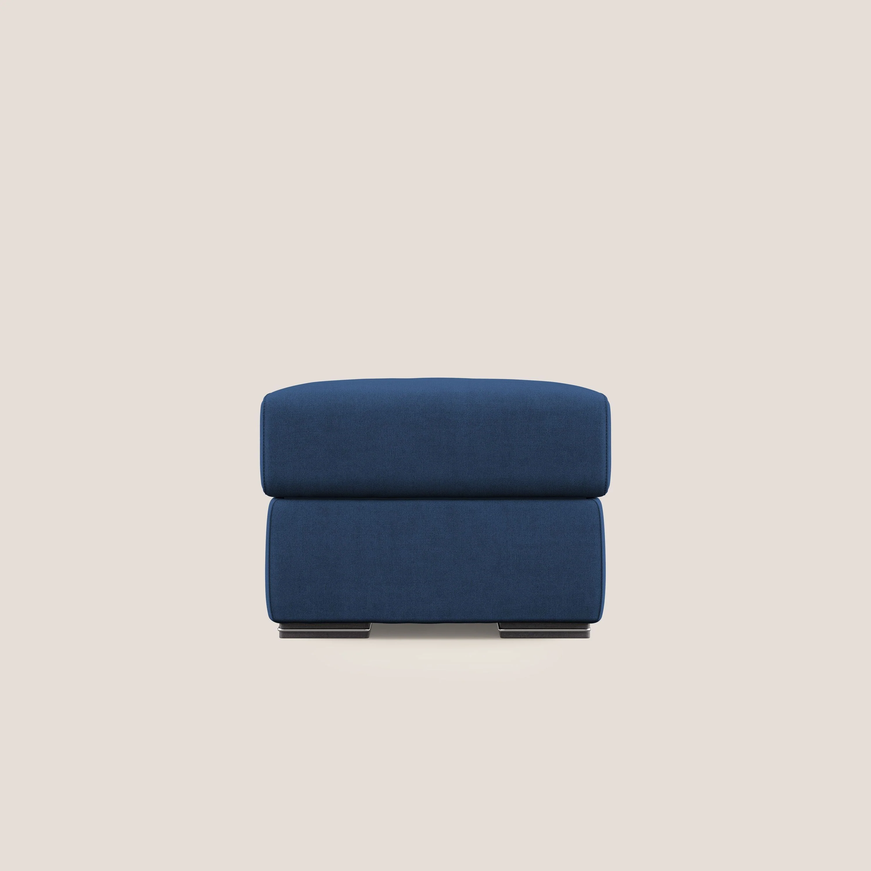 Sun pouf coffre en tissu imperméable T02 bleu - Image 7