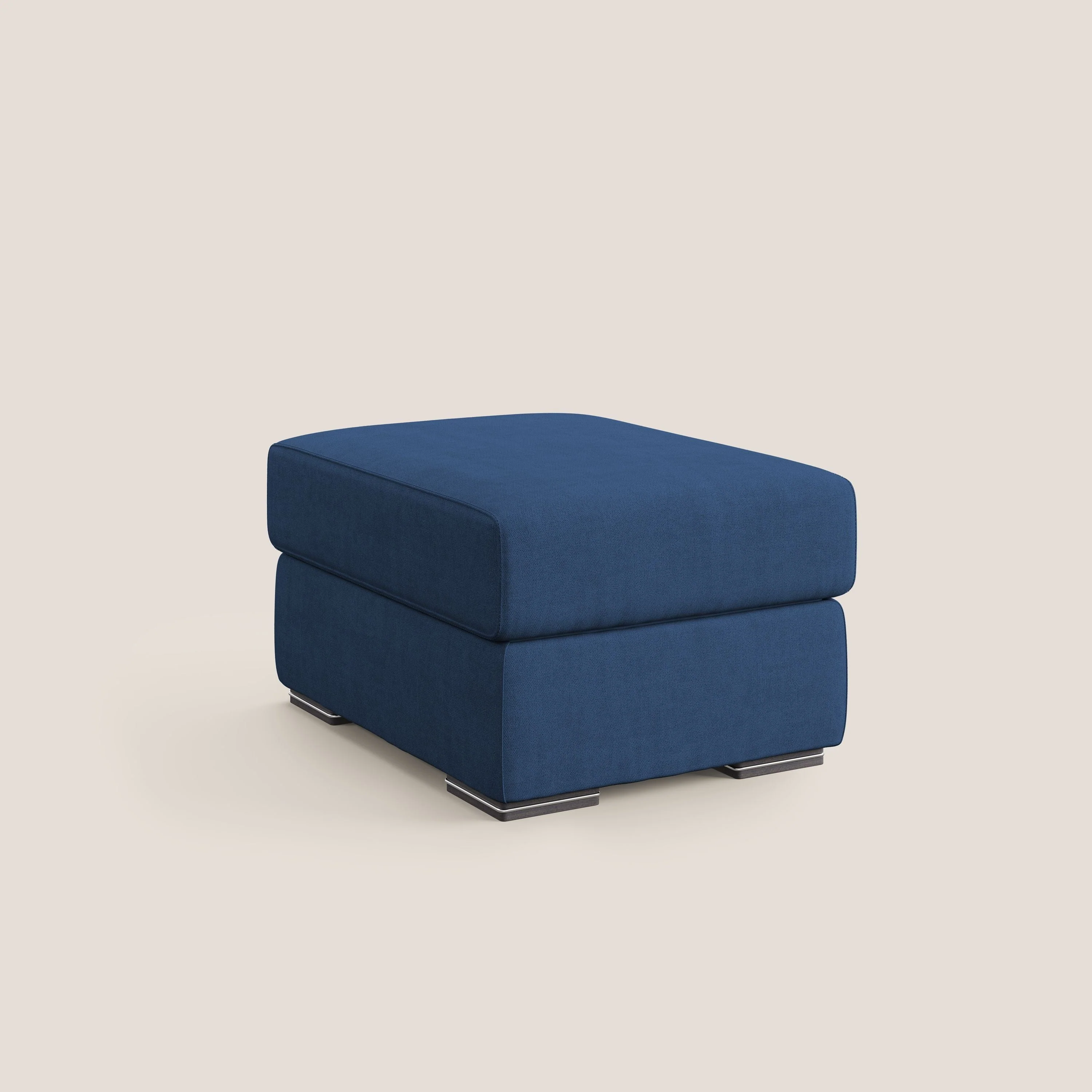 Sun pouf coffre en tissu imperméable T02 bleu - Image 8