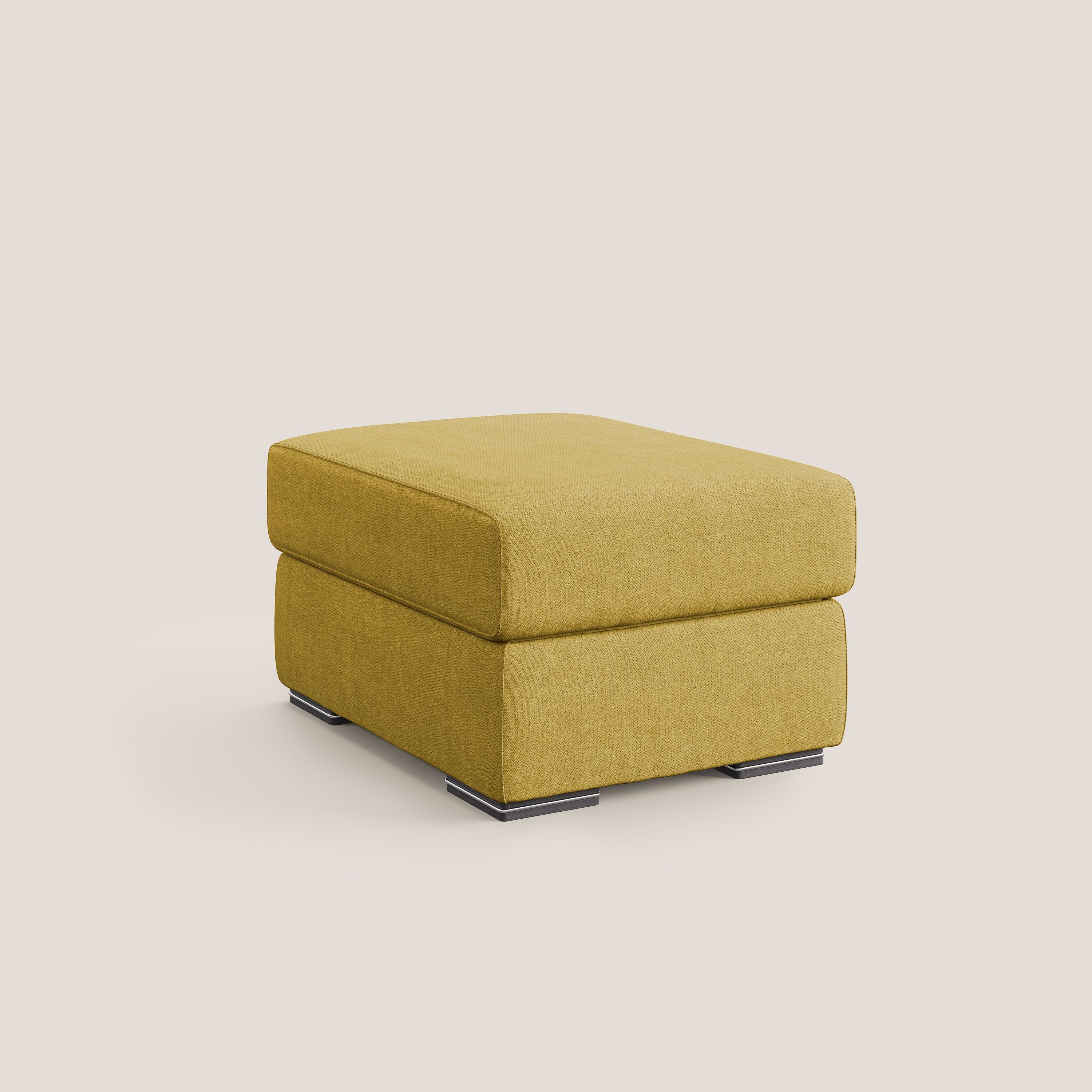 Sun pouf coffre en tissu imperméable T02 jaune - Image 8