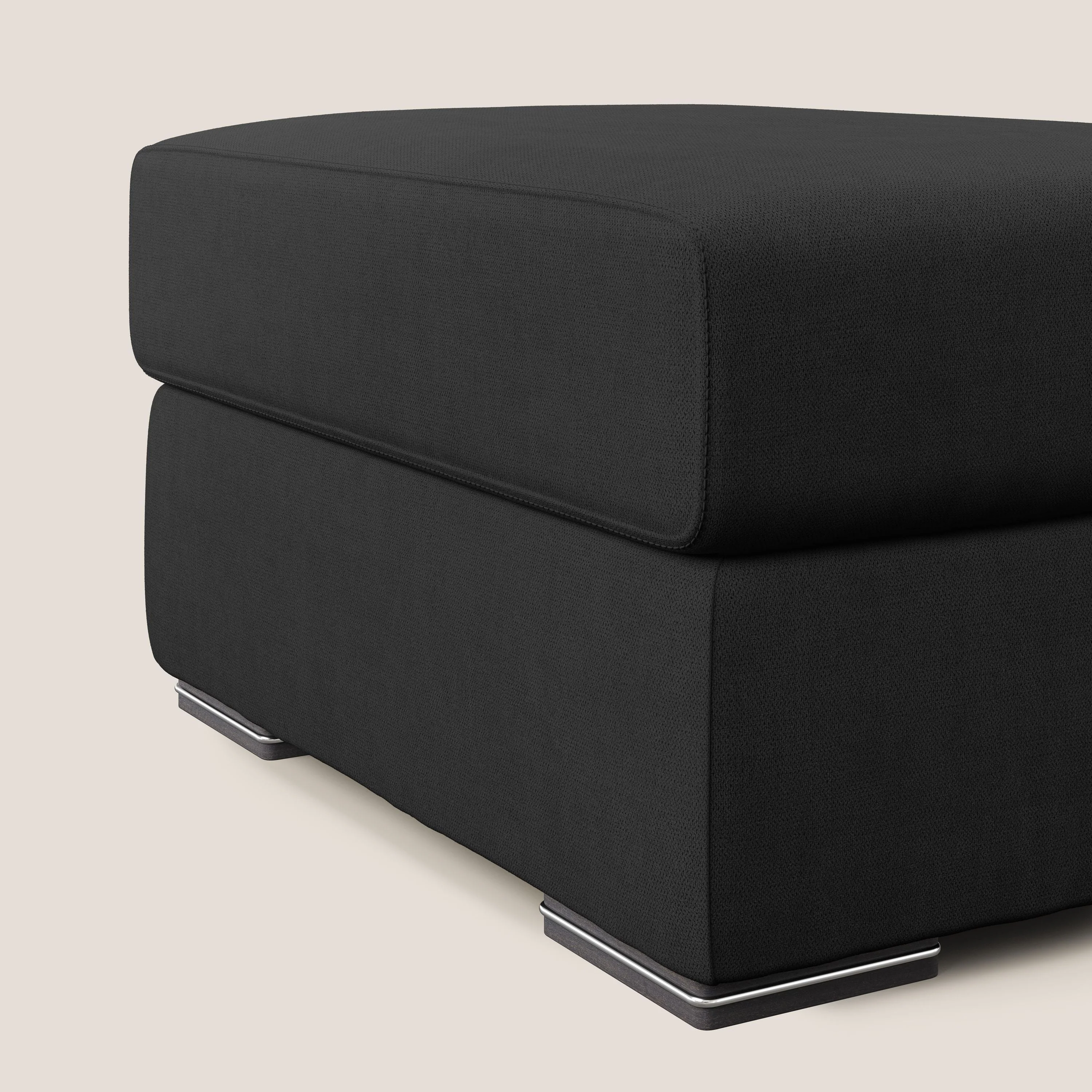 Sun pouf coffre en tissu imperméable T02 noir - Image 3