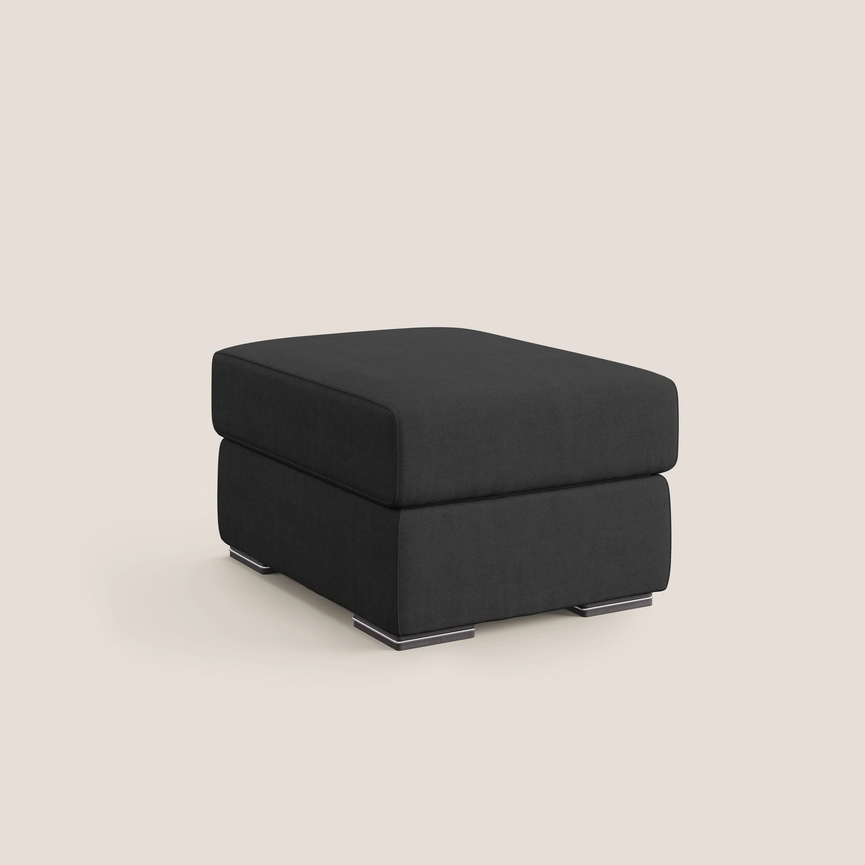 Sun pouf coffre en tissu imperméable T02 noir - Image 8