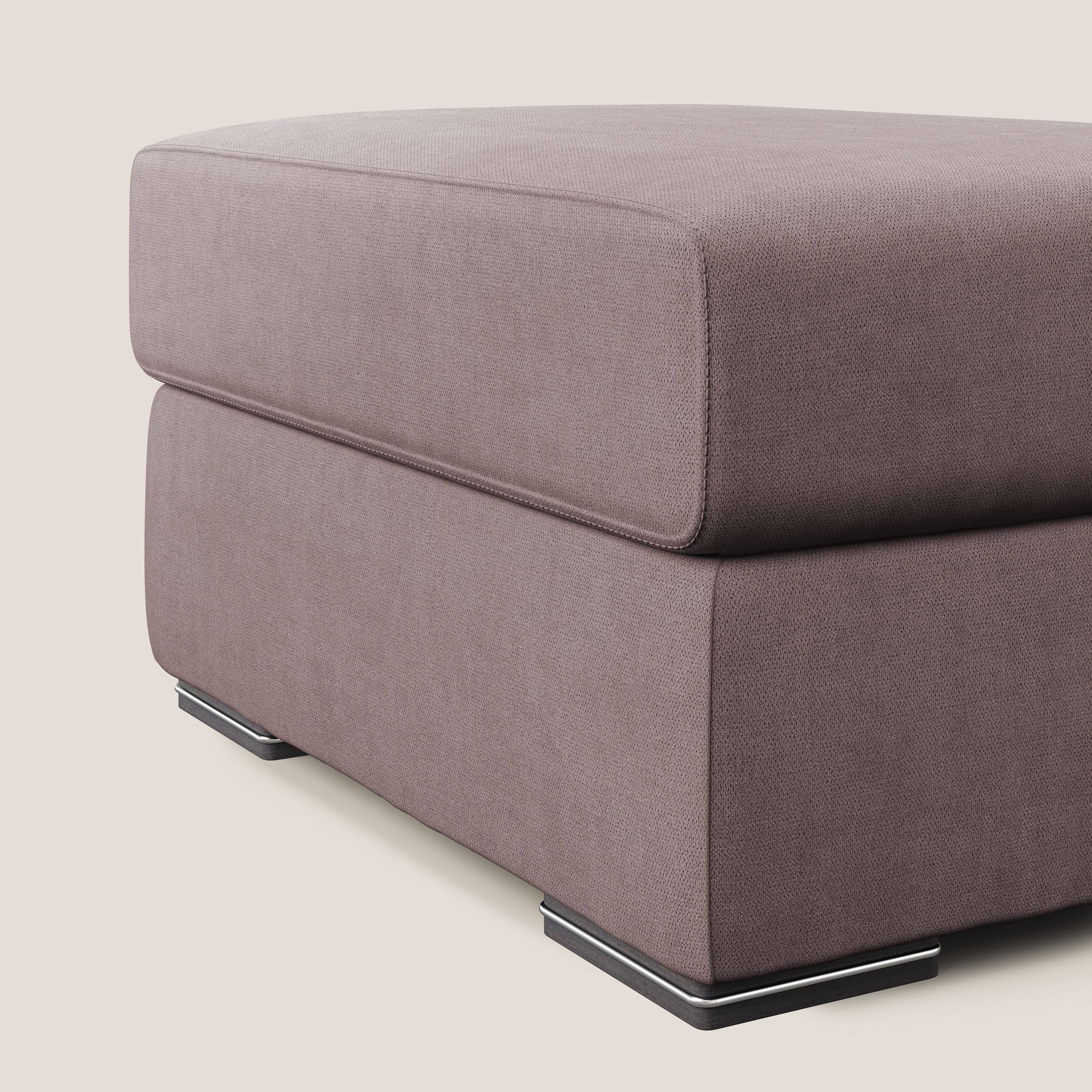 Sun pouf coffre en tissu imperméable T02 rose - Image 3