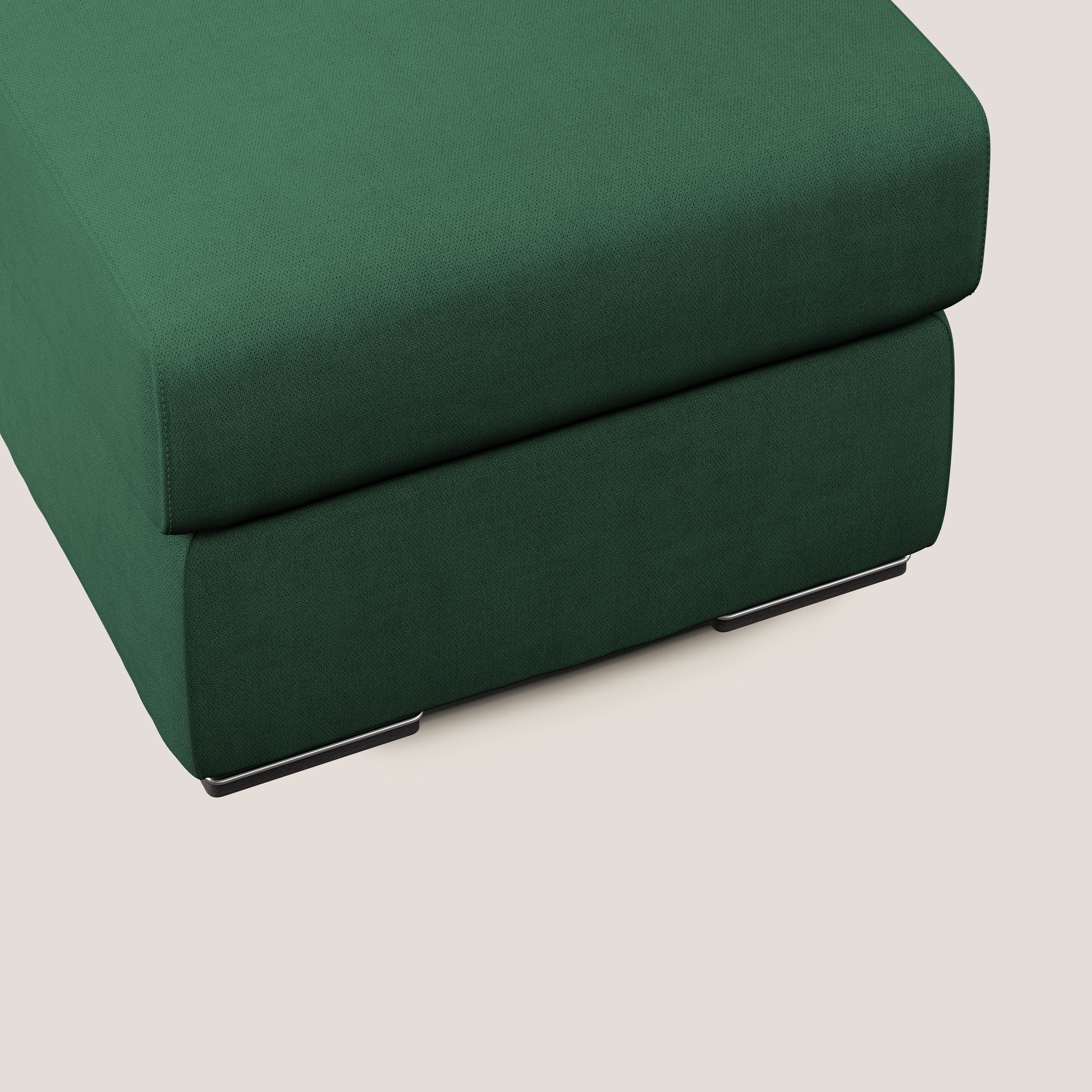 Sun pouf coffre en tissu imperméable T02 vert - Image 4