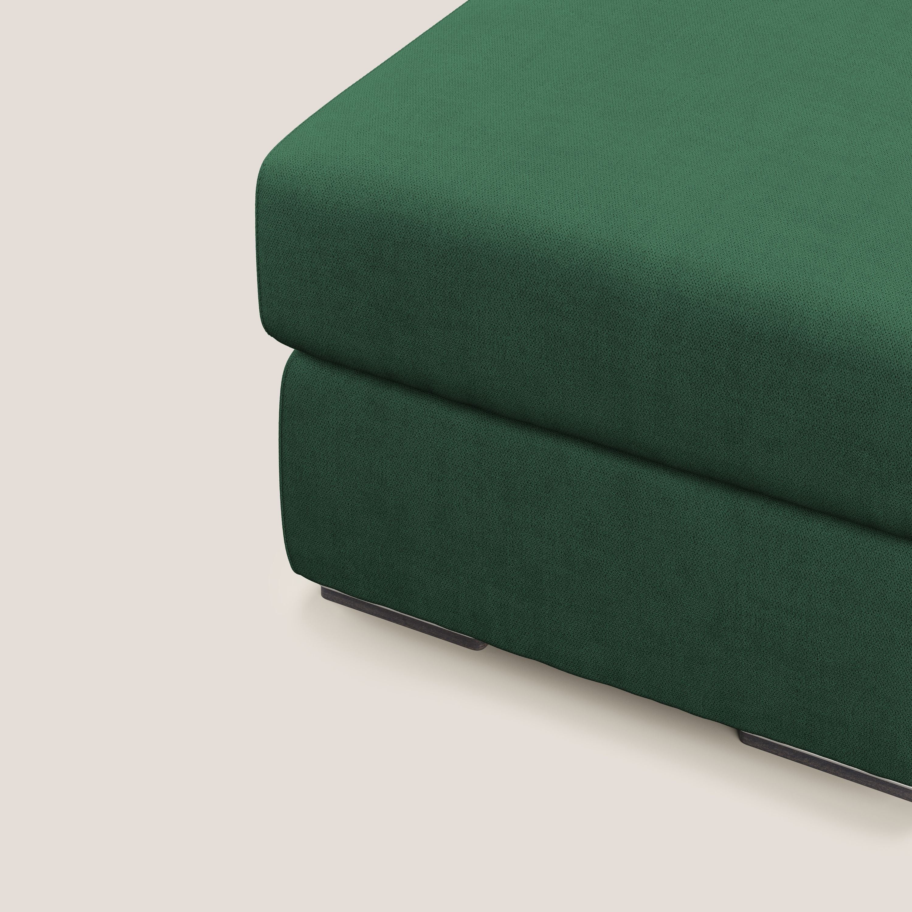Sun pouf coffre en tissu imperméable T02 vert - Image 5