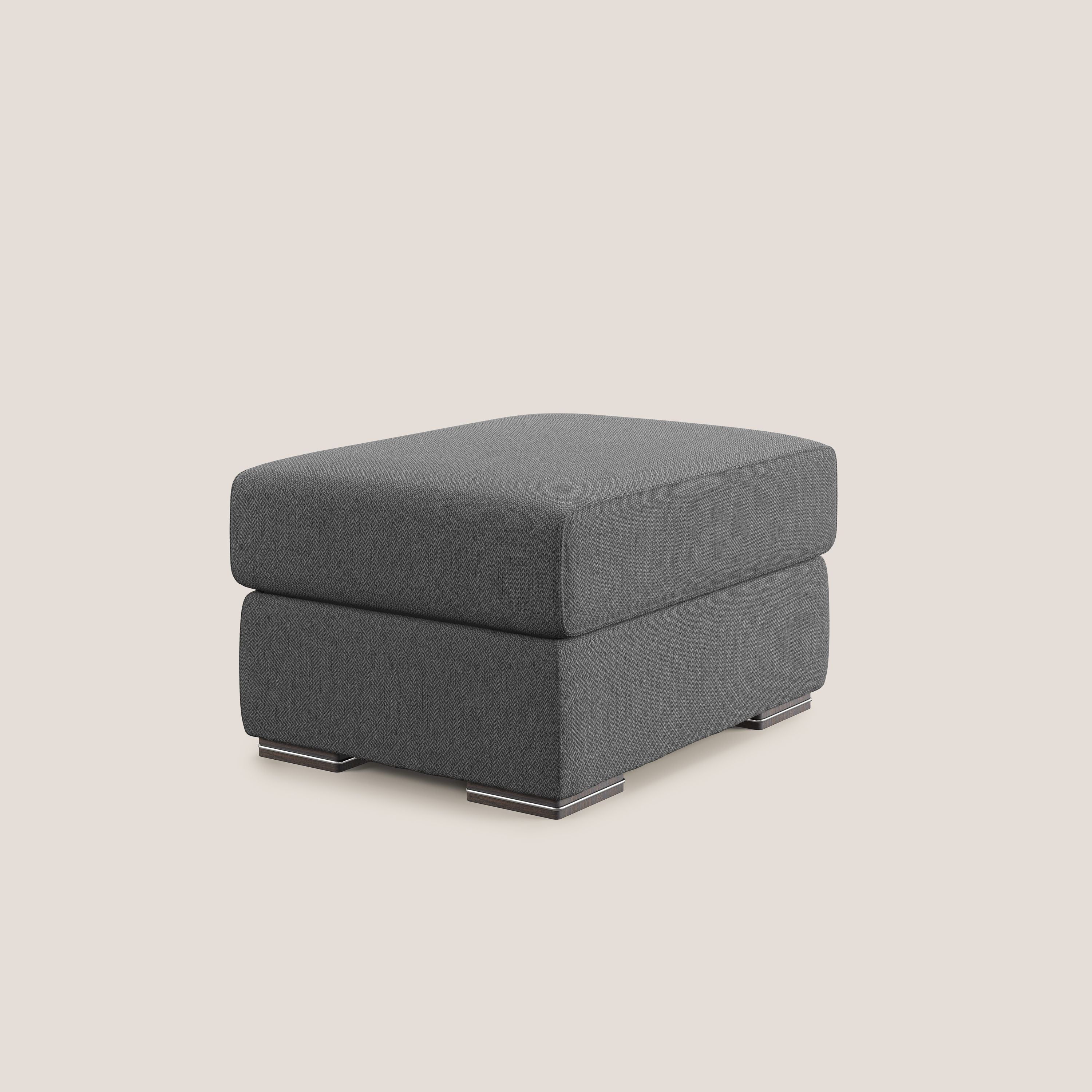Sun pouf coffre en tissu détachable T05 anthracite - Image 2