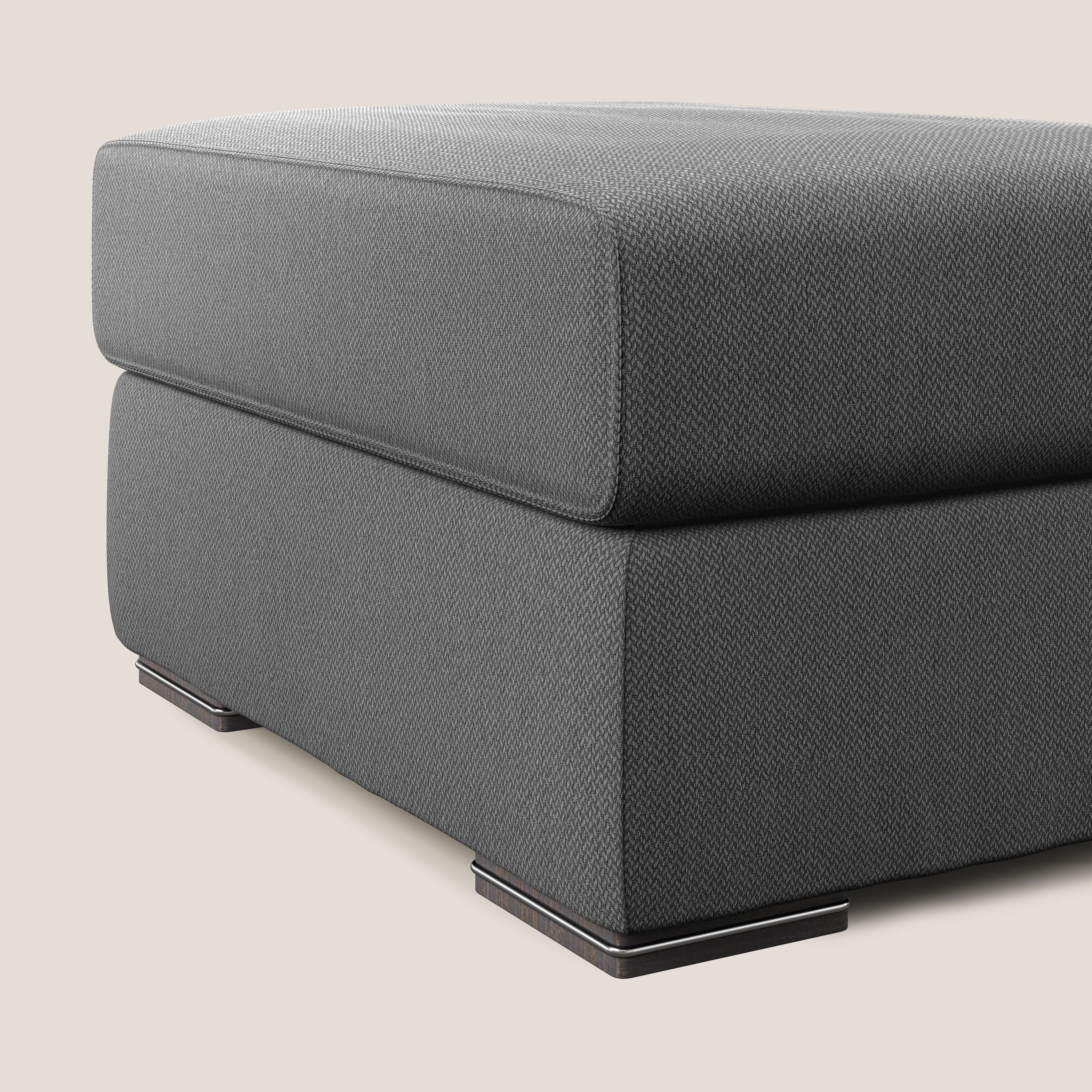 Sun pouf coffre en tissu détachable T05 anthracite - Image 3