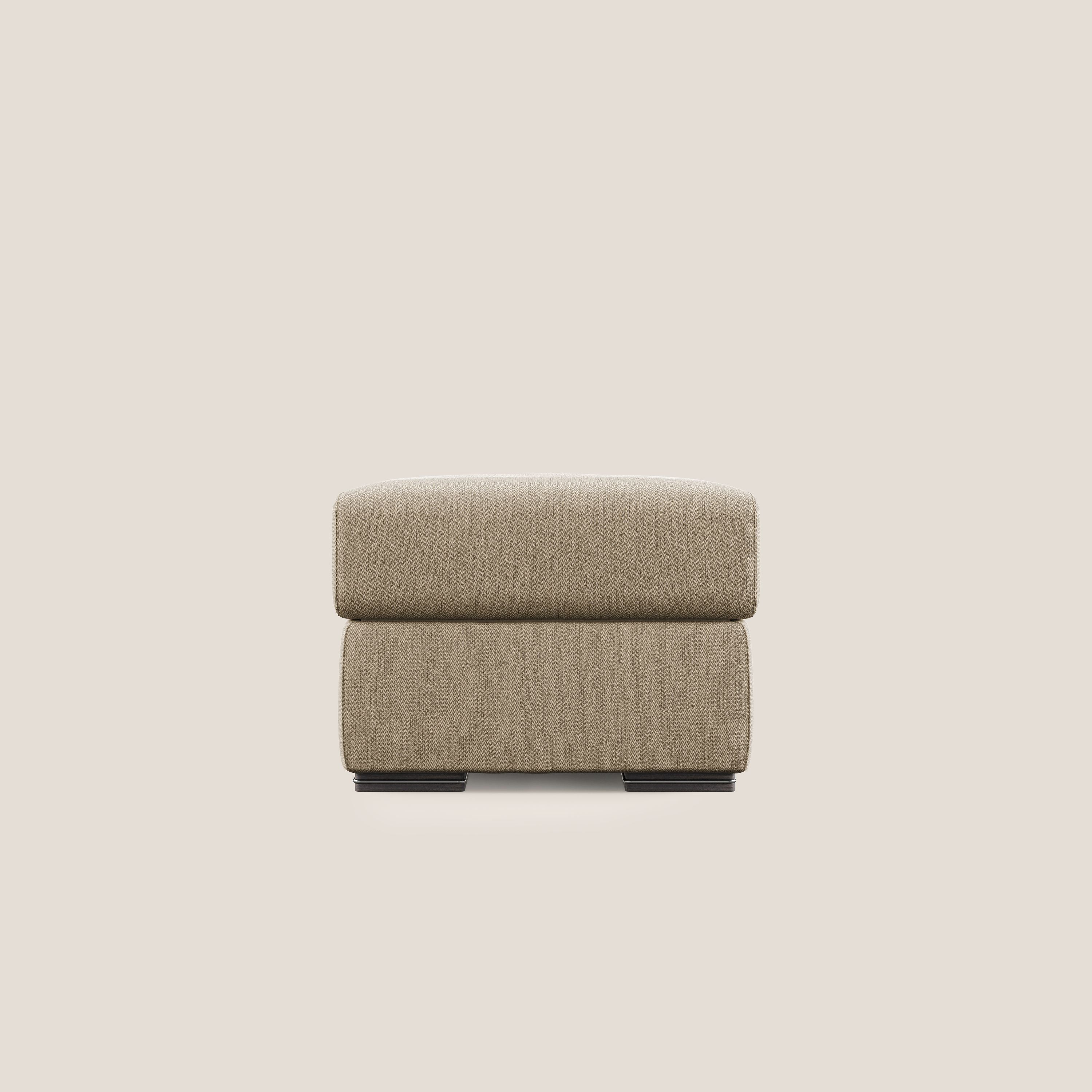 Sun pouf coffre en tissu détachable T05 beige - Image 7