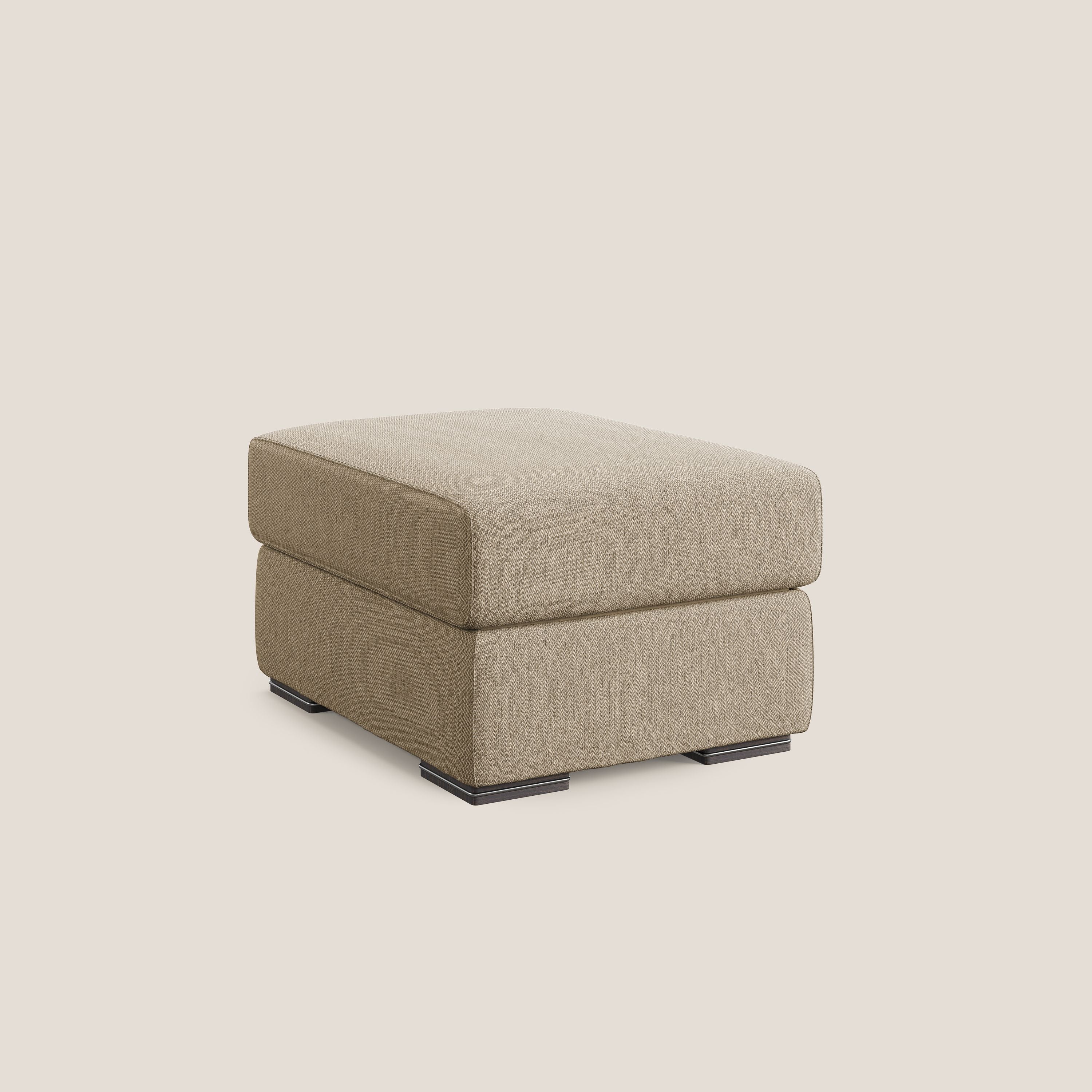 Sun pouf coffre en tissu détachable T05 beige - Image 8