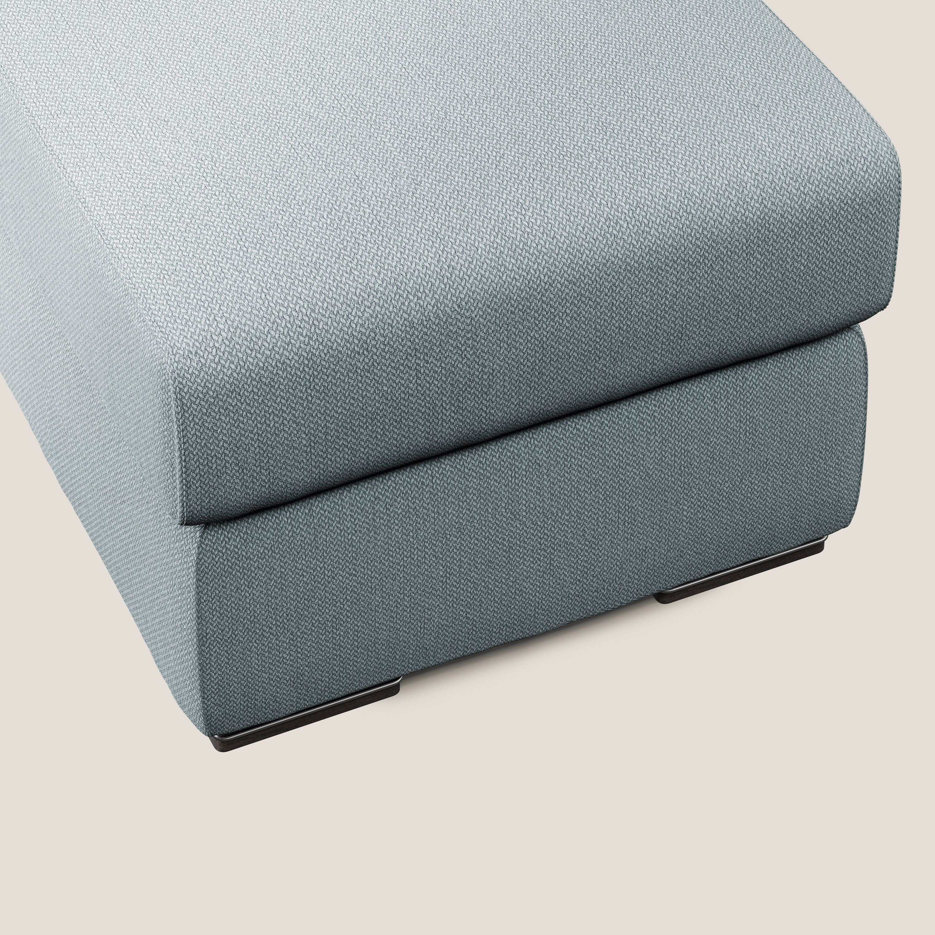 Sun pouf coffre en tissu détachable T05 bleu pastel - Image 4